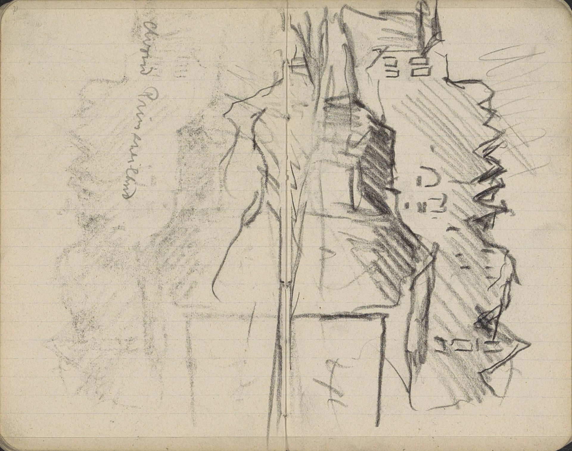 Gezicht op Prinseneiland te Amsterdam by George Hendrik Breitner
