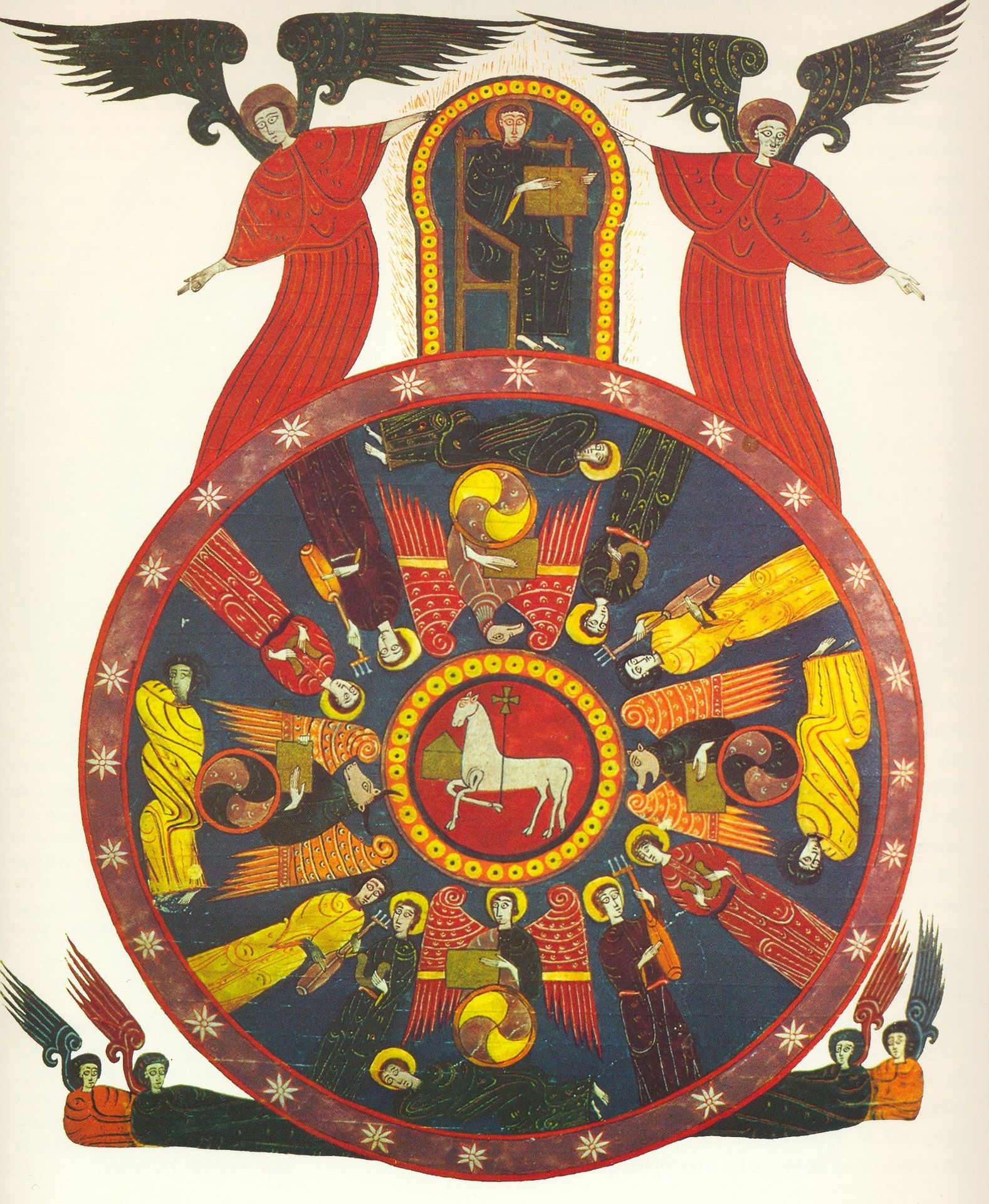 Grande Théophanie, synthèse de l'Apocalypse IV et V, et Ezéchiel I by Facundus
