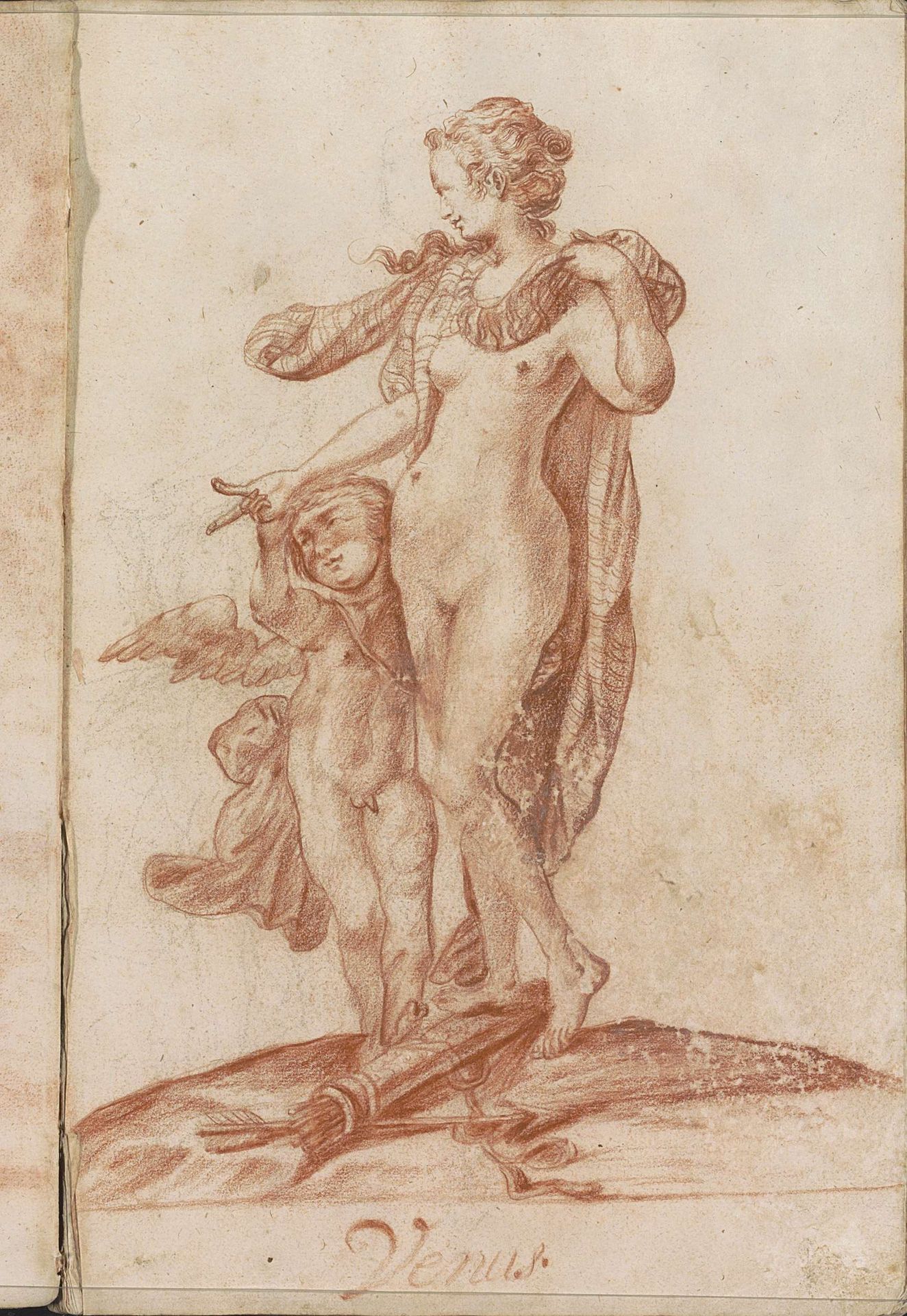 Venus en Cupido by Hendrick van Beaumont