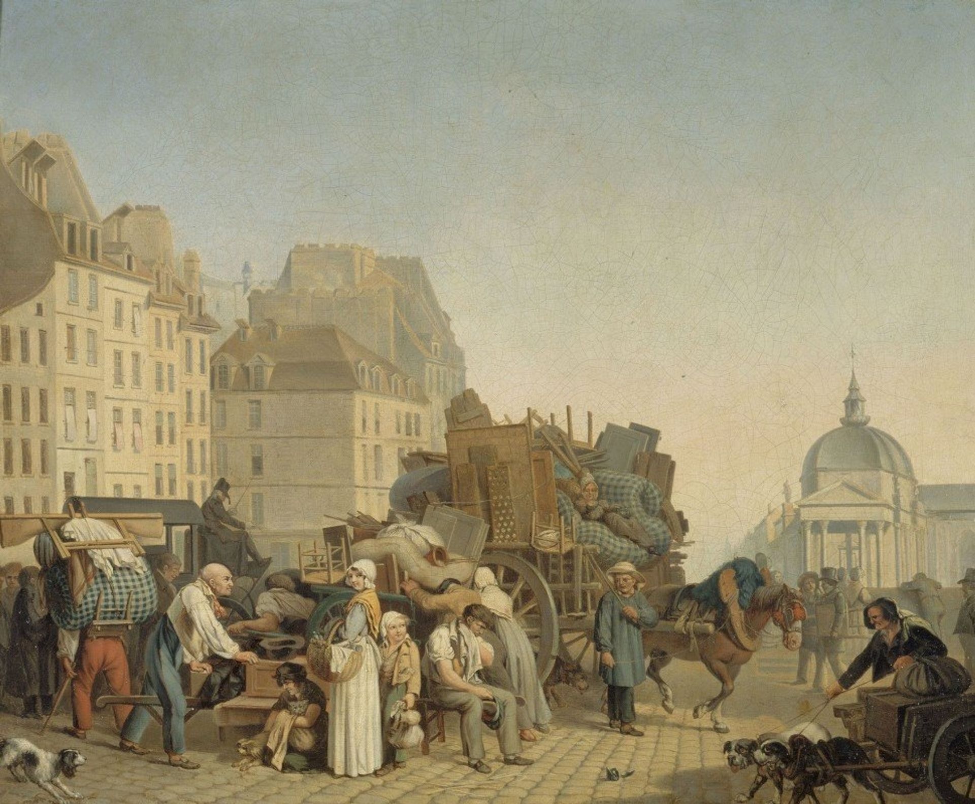 Les Déménagements by Louis Léopold Boilly
