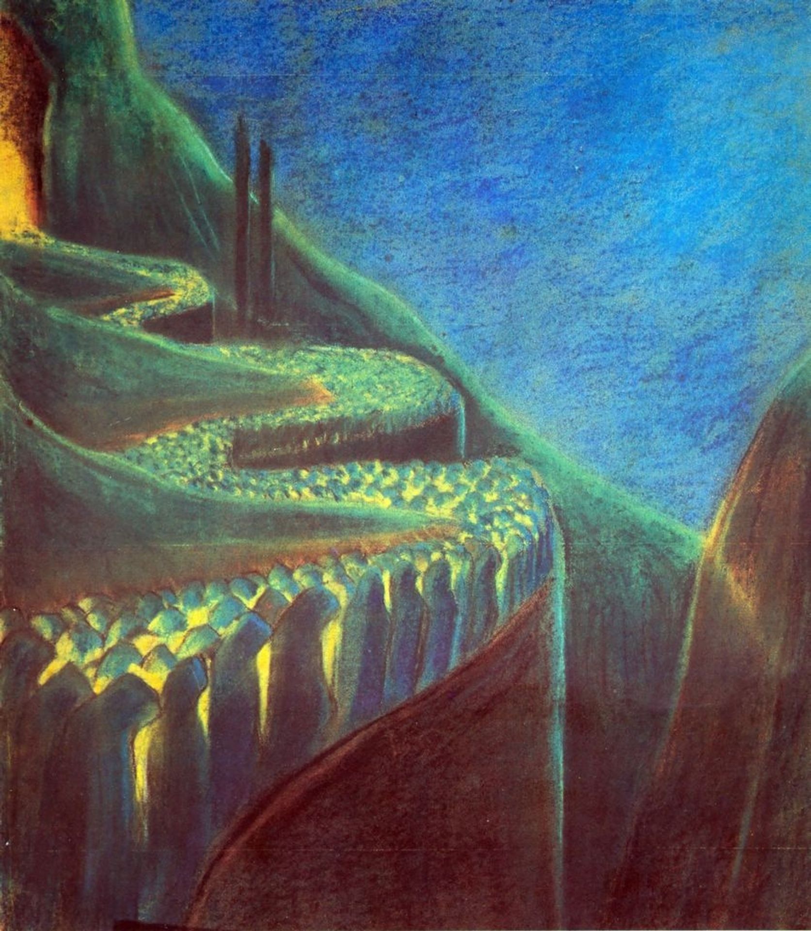 Funeral Symphony (VI) by Mikalojus Konstantinas Ciurlionis