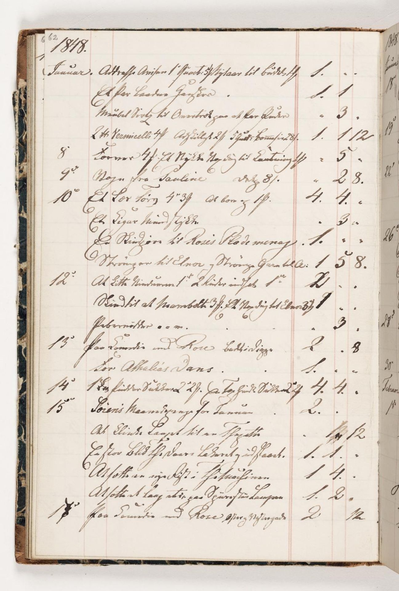 Regnskab 1848 by Martinus Rørbye