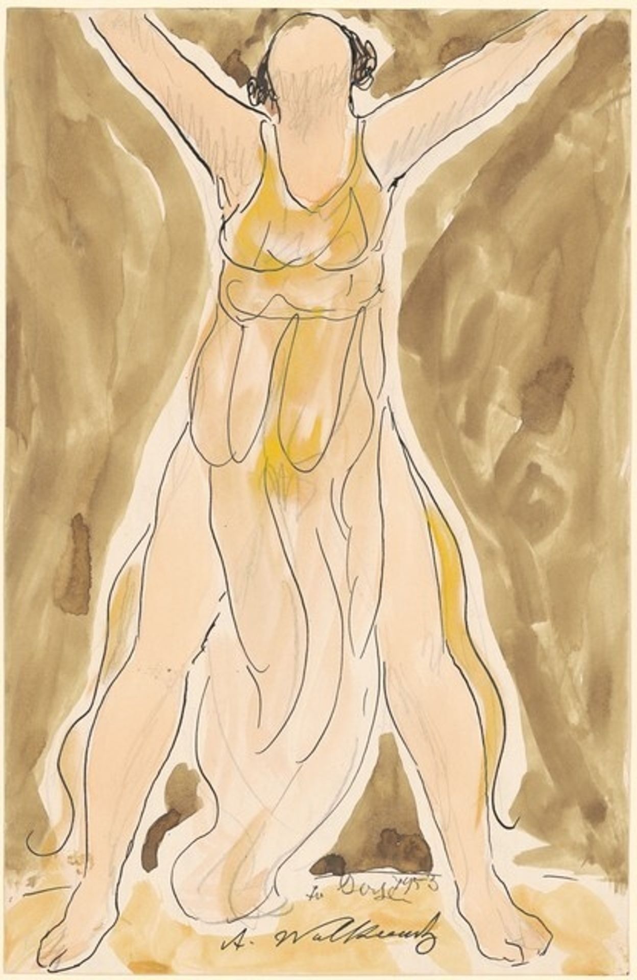 Isadora Duncan by Abraham Walkowitz