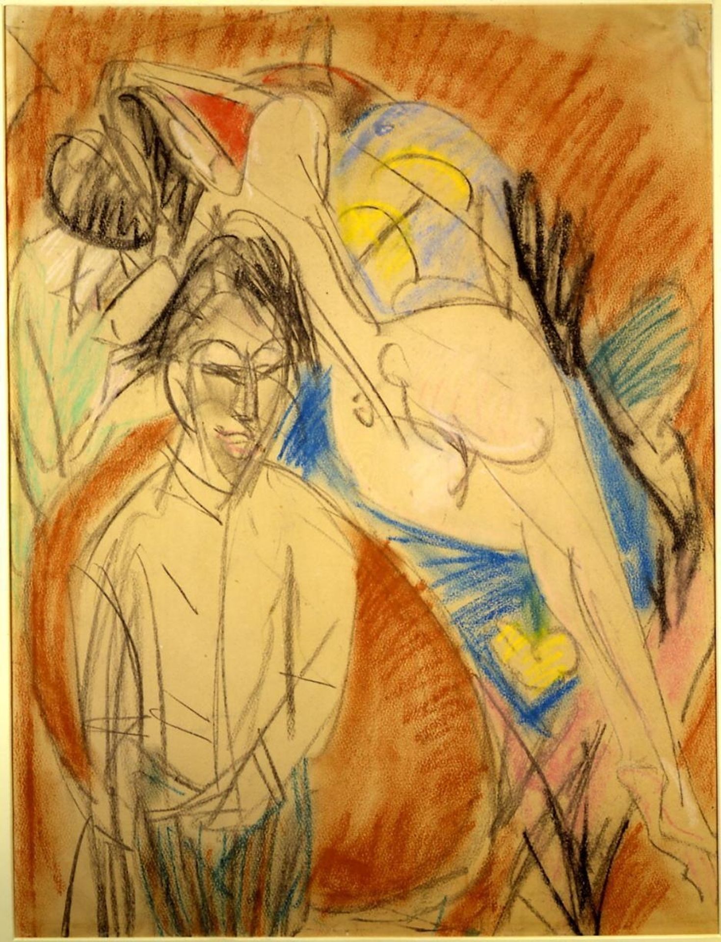 Man and Naked Woman by Ernst Ludwig Kirchner