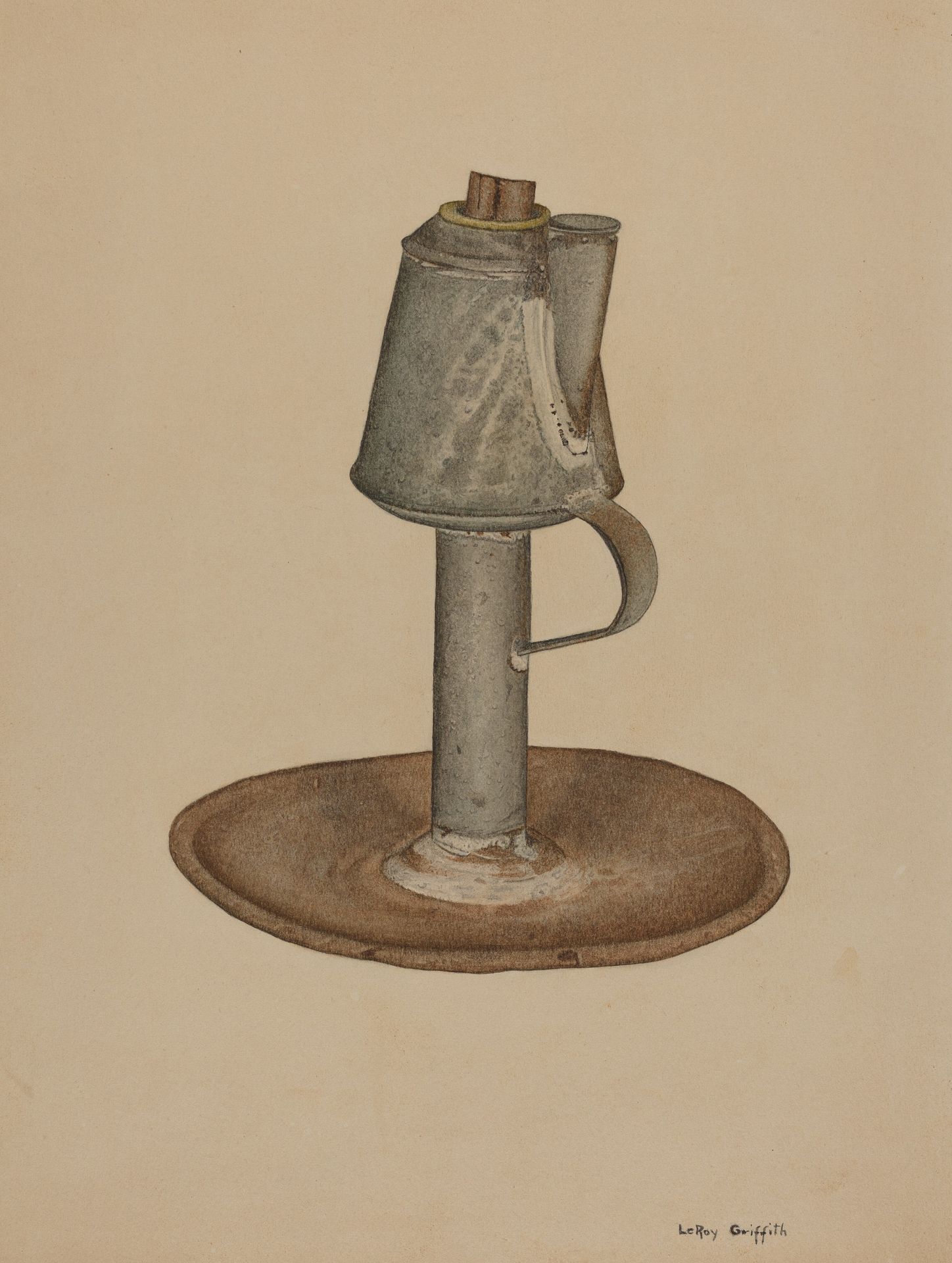 Camphene Lamp by LeRoy Griffith
