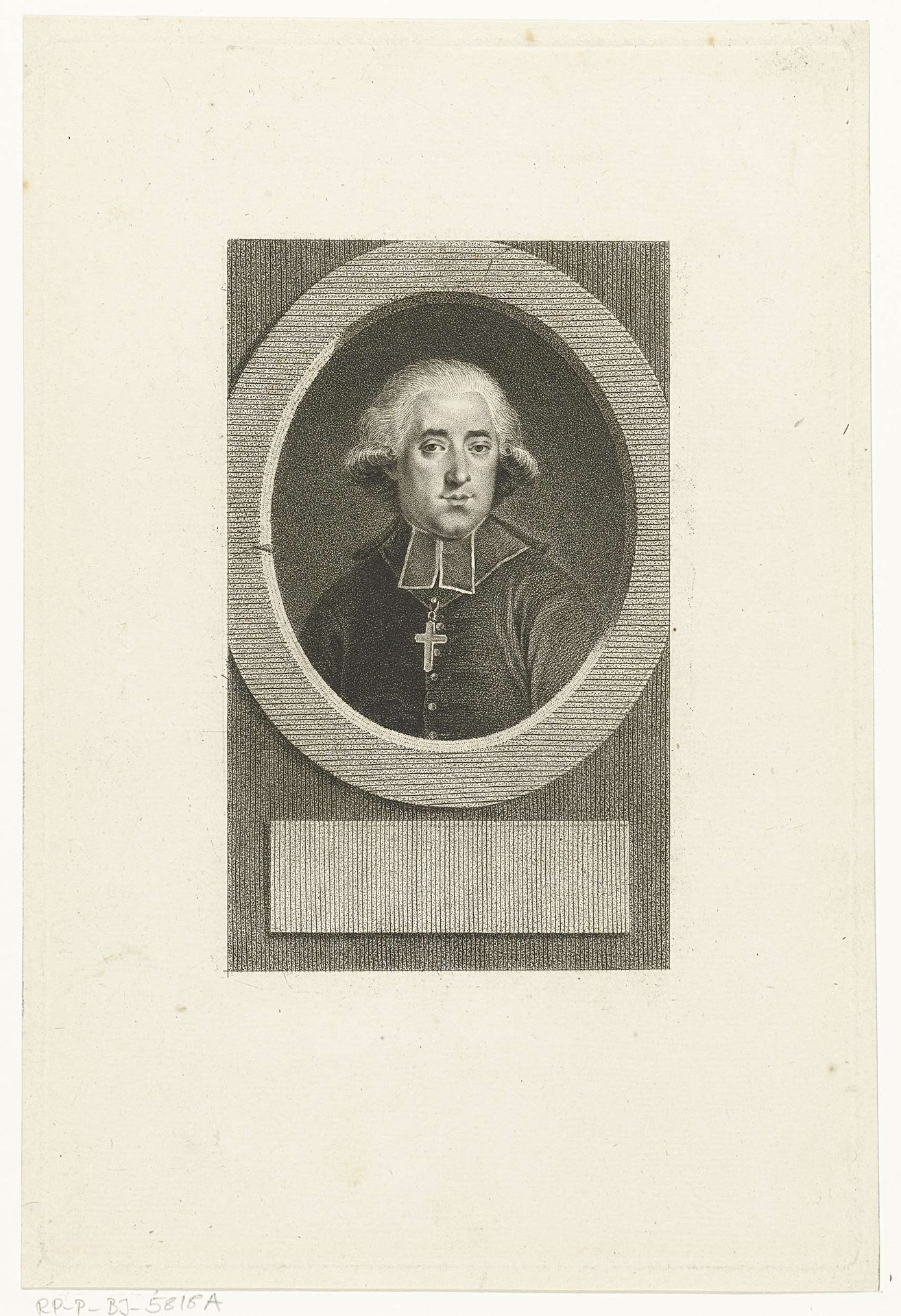 Portret van Claude Fauchet by Lambertus Antonius Claessens