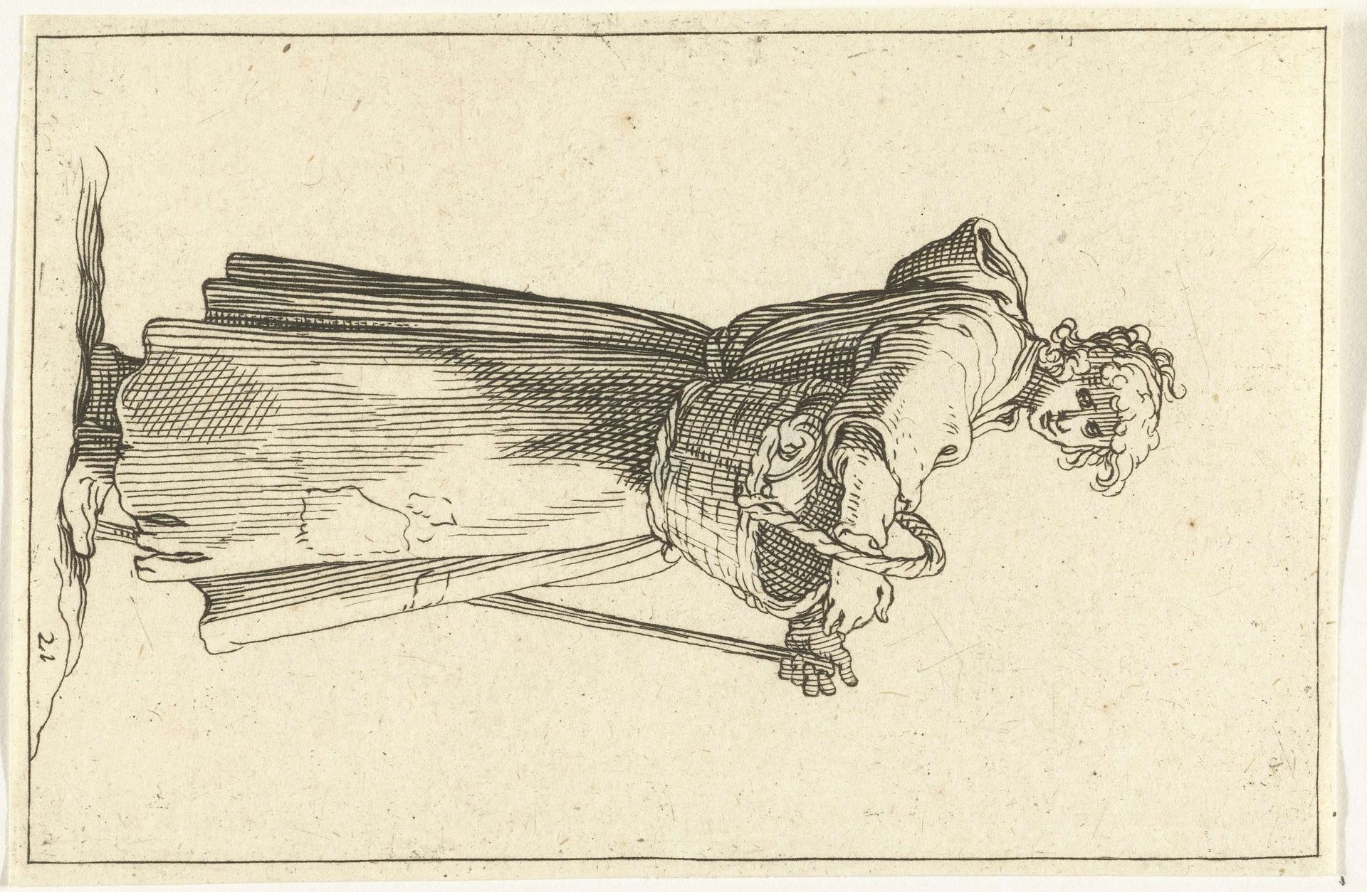 Jonge boer by Frederick Bloemaert