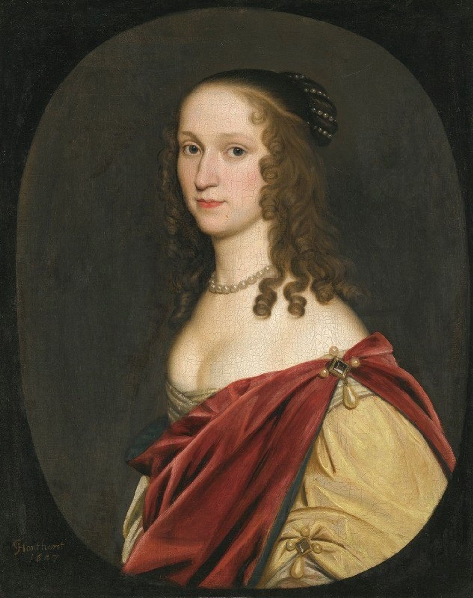 Portrait Of A Lady by Gerard van Honthorst