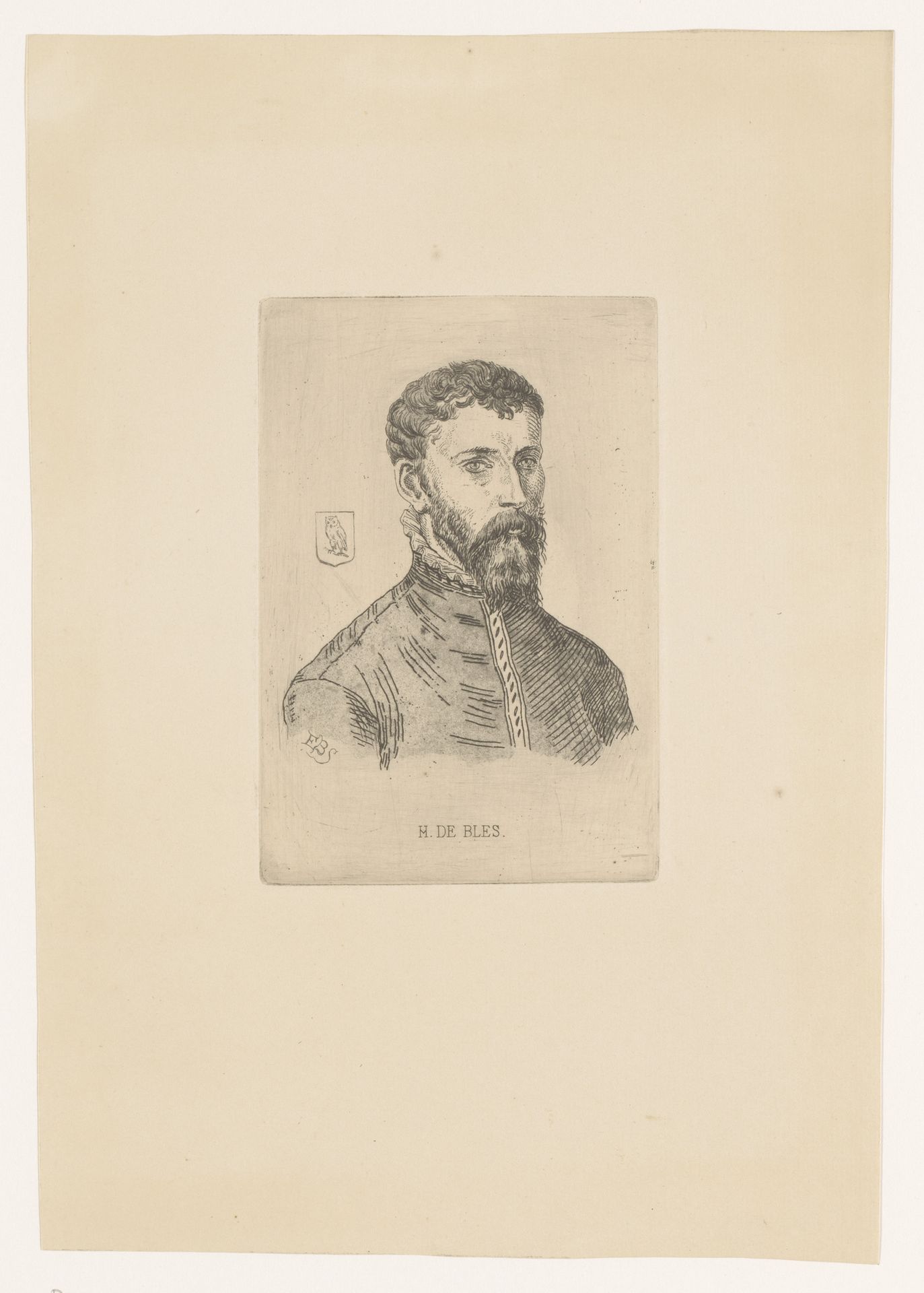 Portret van Herri met de Bles by Edgar Alfred Baes