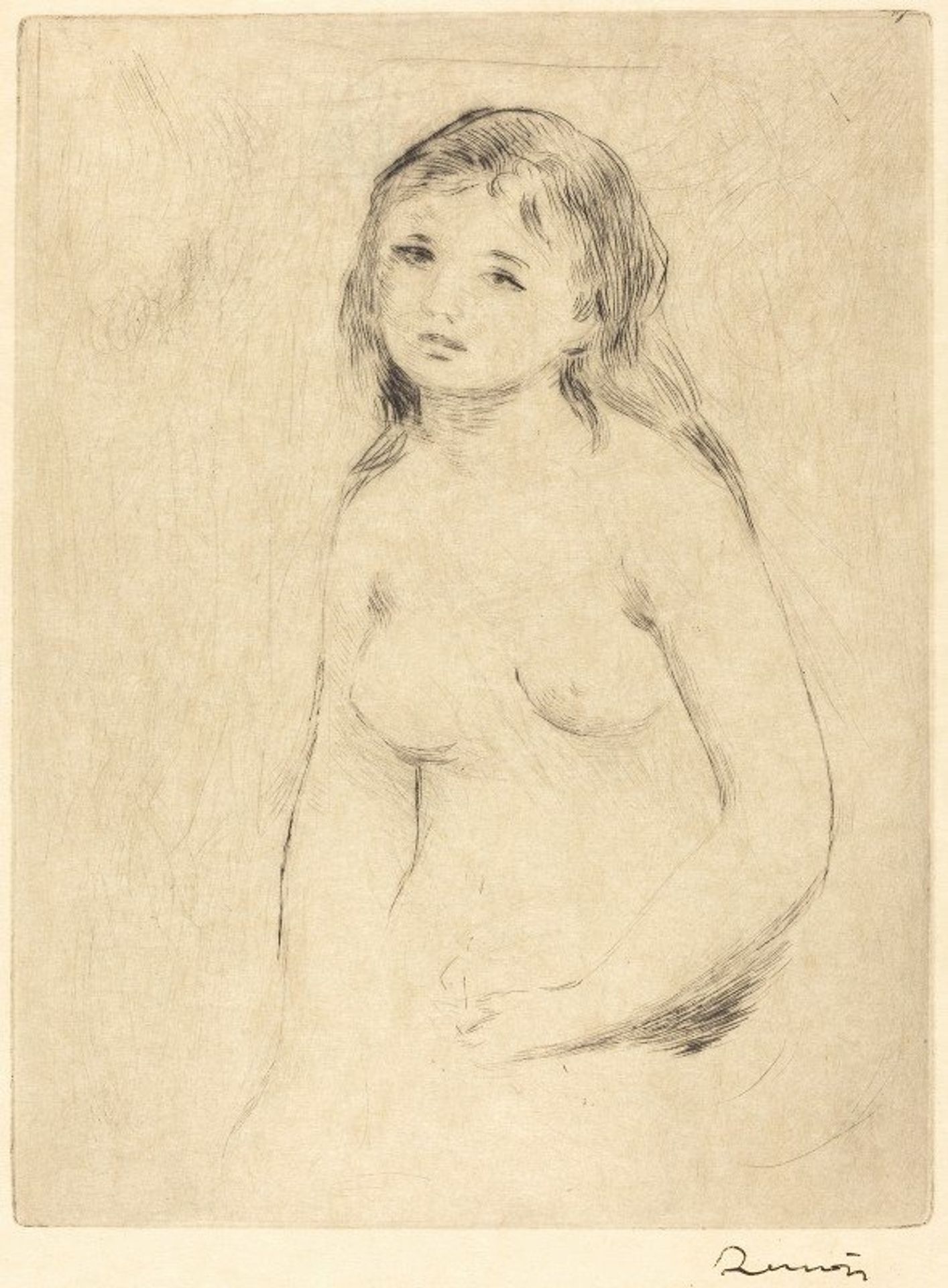 Study for a Bather by Pierre-Auguste Renoir