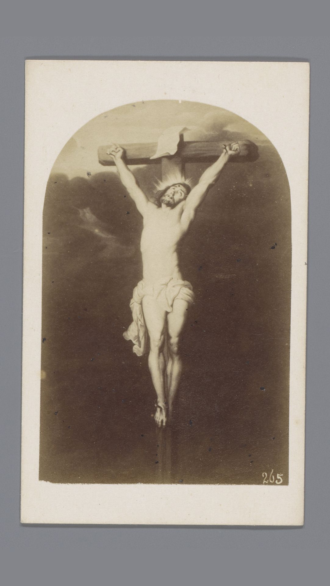 Fotoreproductie van het schilderij Christus aan het kruis, van Anthony van Dyck by Anonymous