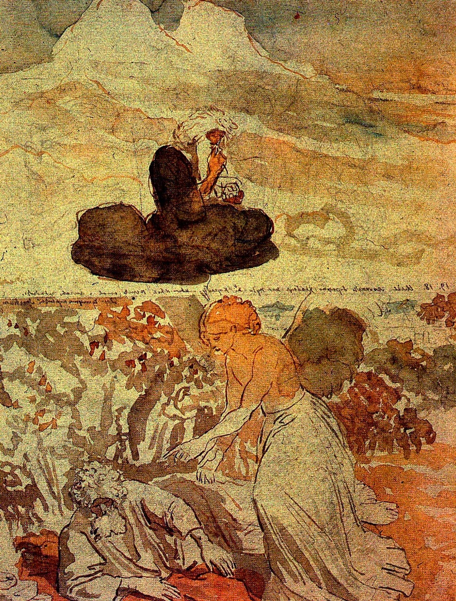 Prophet Elijah in the desert by Alexander Ivanov