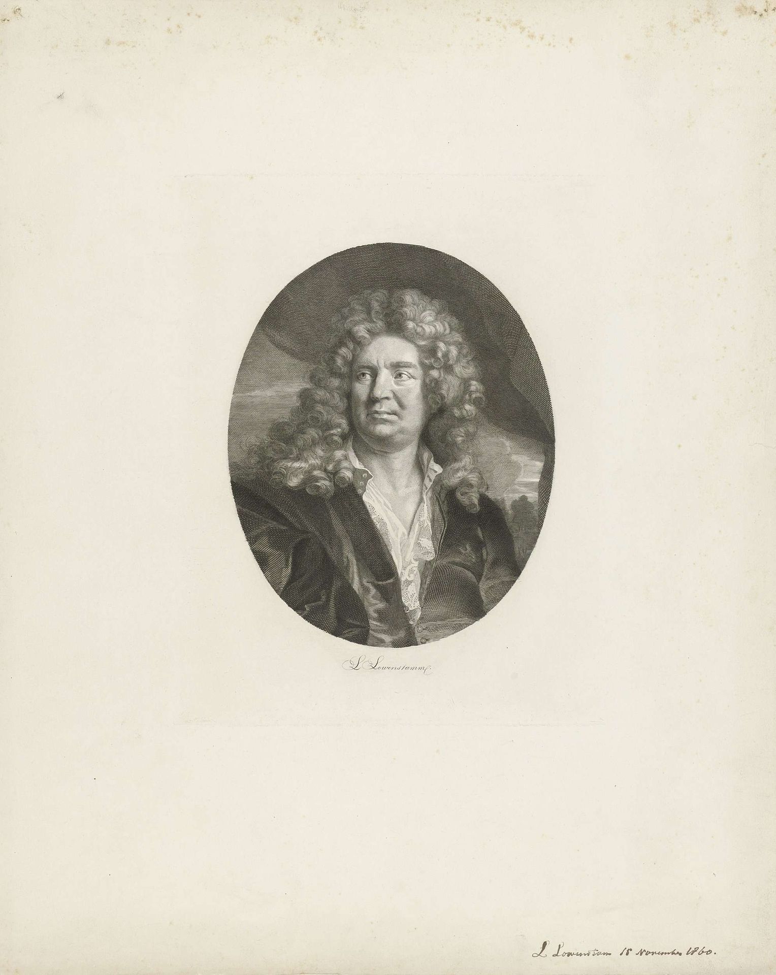 Portret van een onbekende man by Leopold Löwenstam