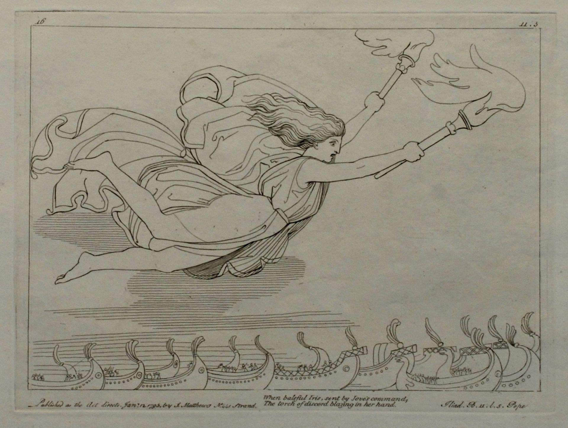 Illustration to the Iliad by John Flaxman