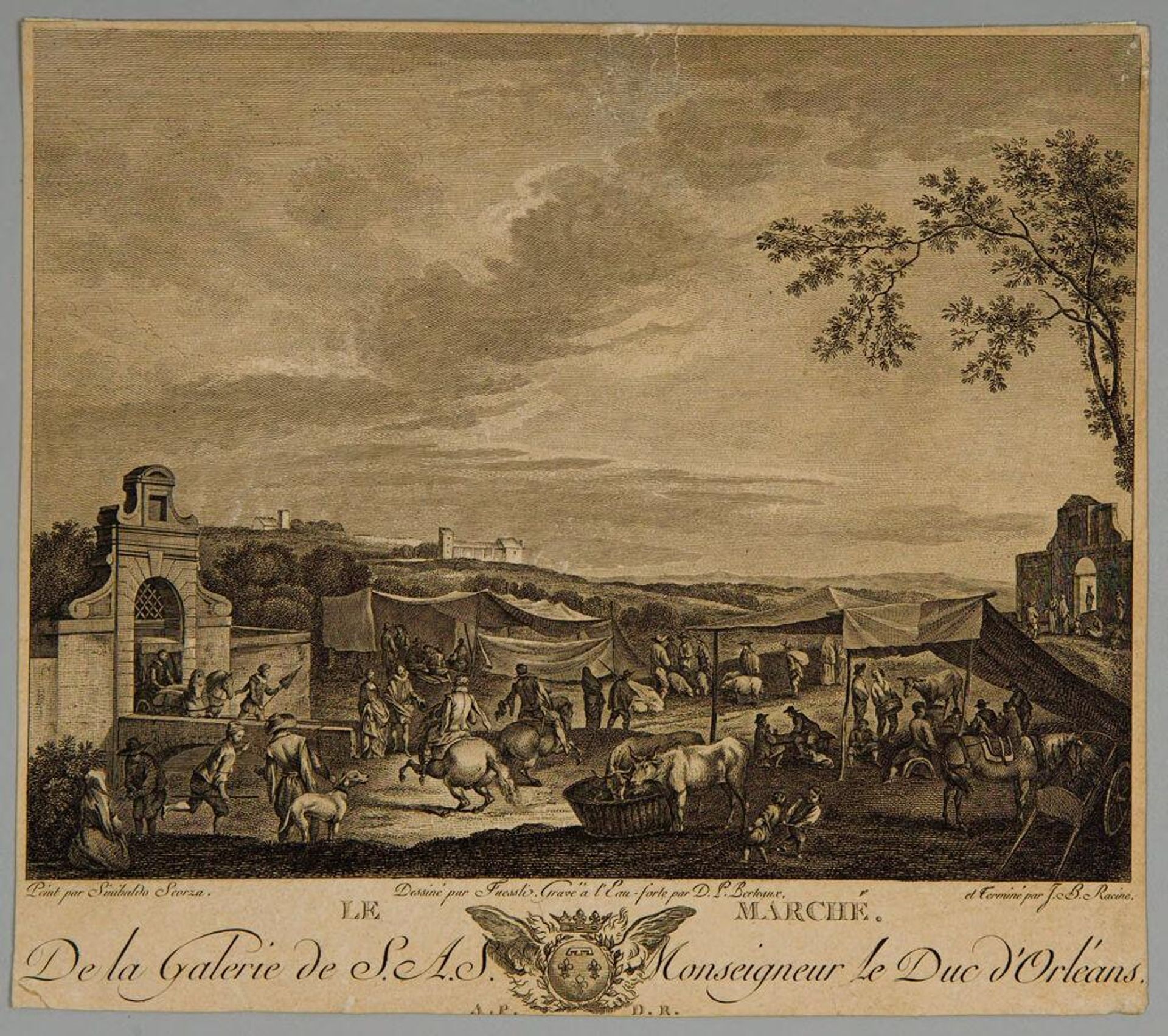 The Market by Jean-Baptiste Racine