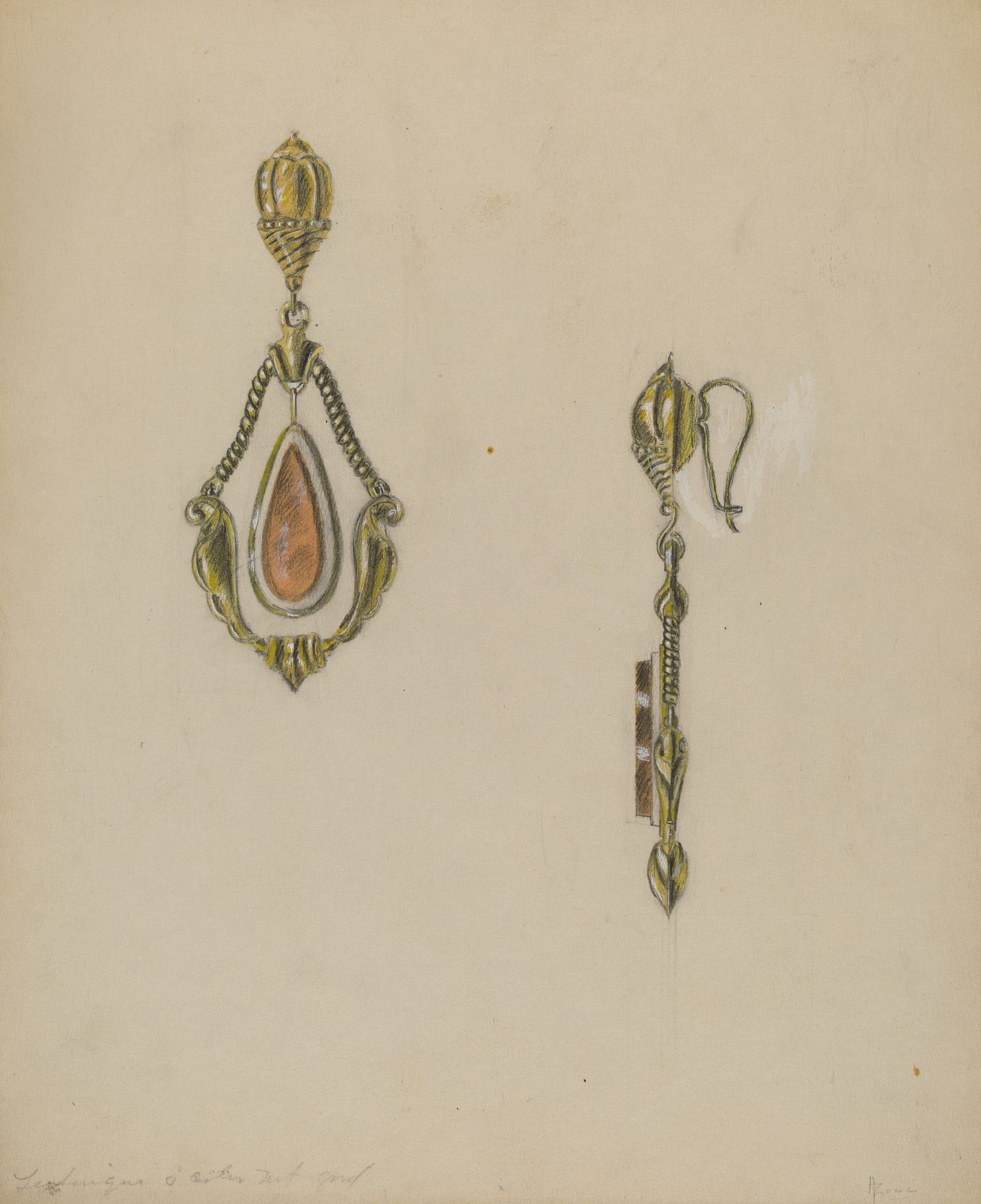 Earring by Theodore Kraus