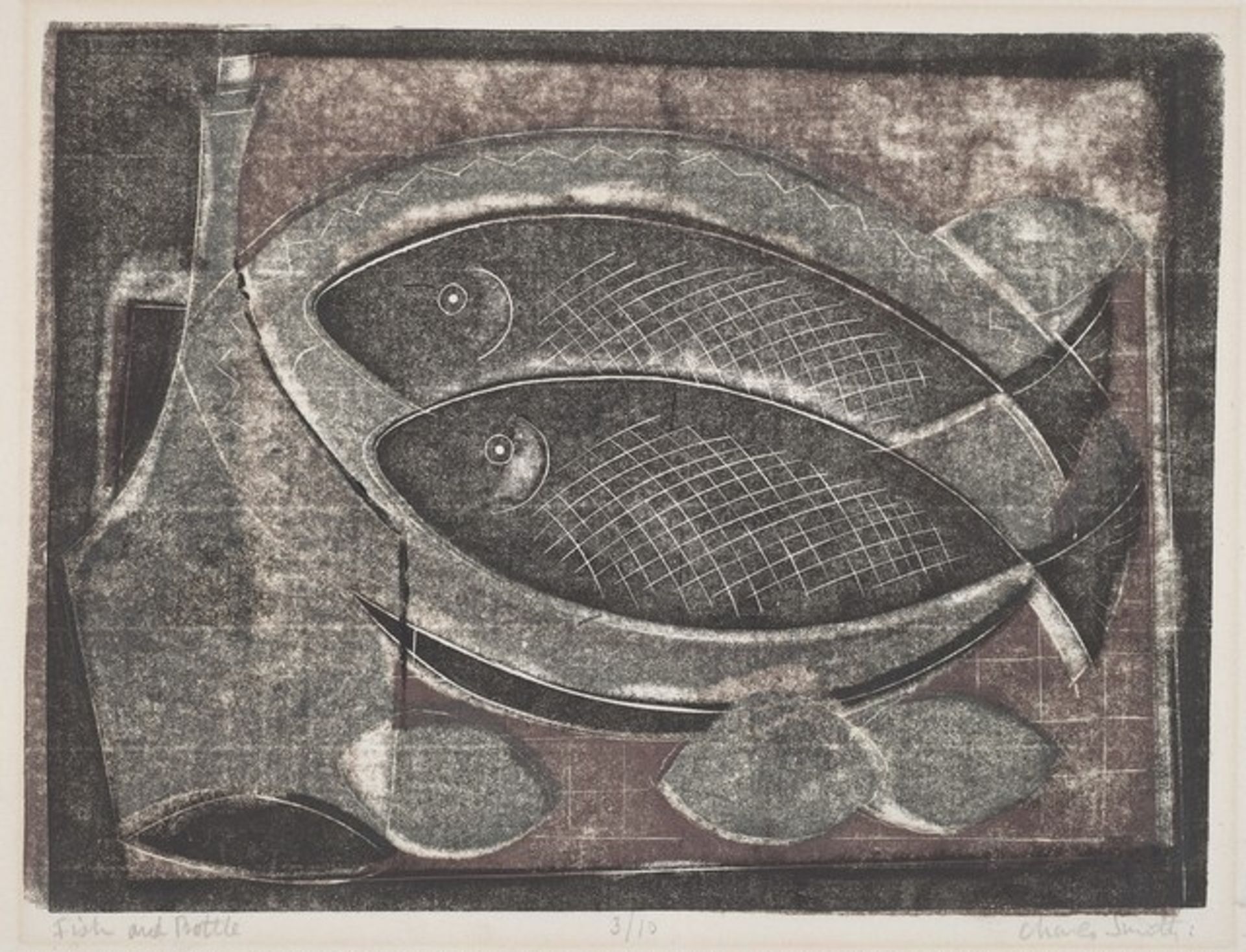 Fish and Bottle by Charles William Smith