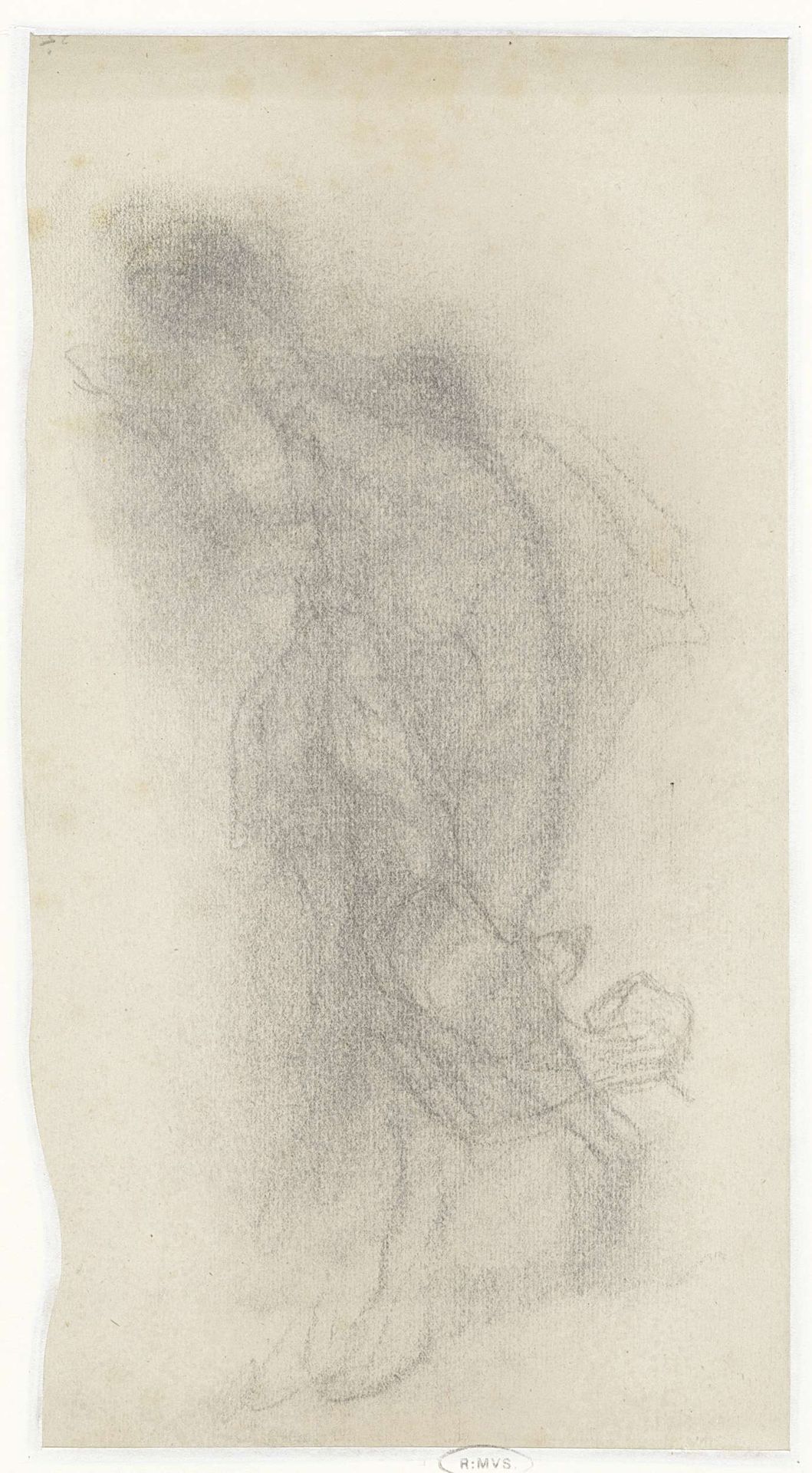 Dansende figuur, naar links by Matthijs Maris