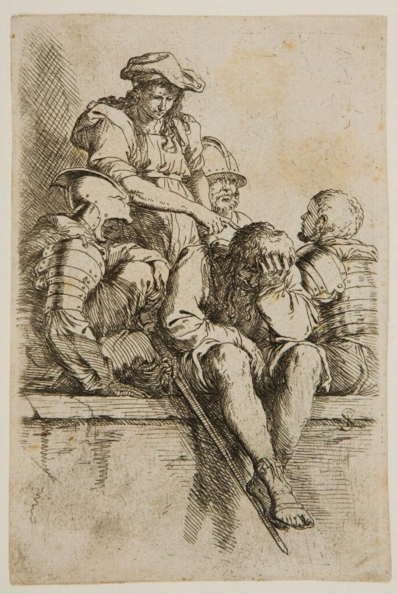 Five Soldiers by Salvator Rosa