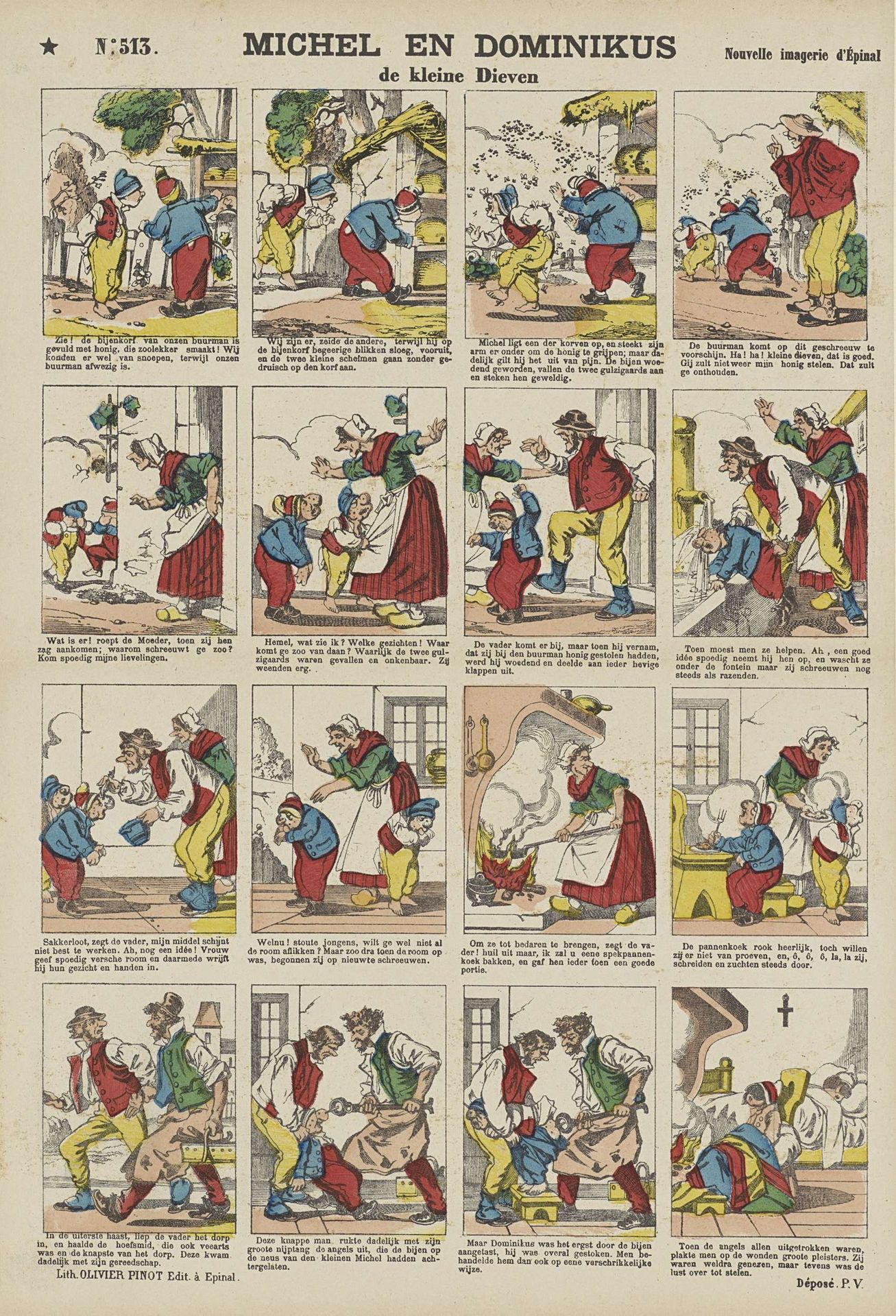 Michel en Dominikus / De kleine dieven by Olivier Pinot