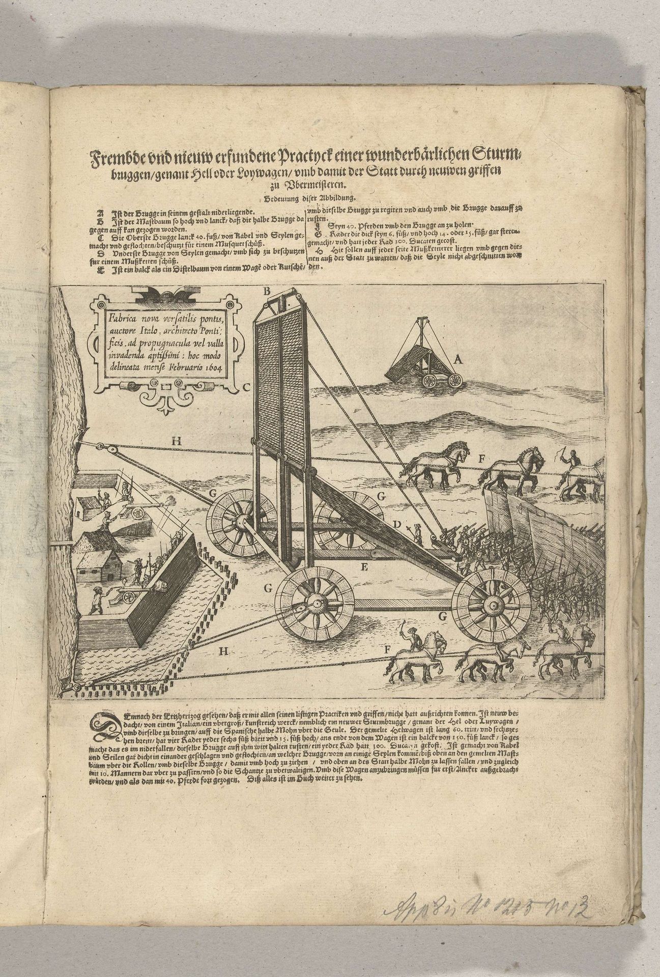 Beleg van Oostende: de stormbrug van Targone, 1604 by Anonymous