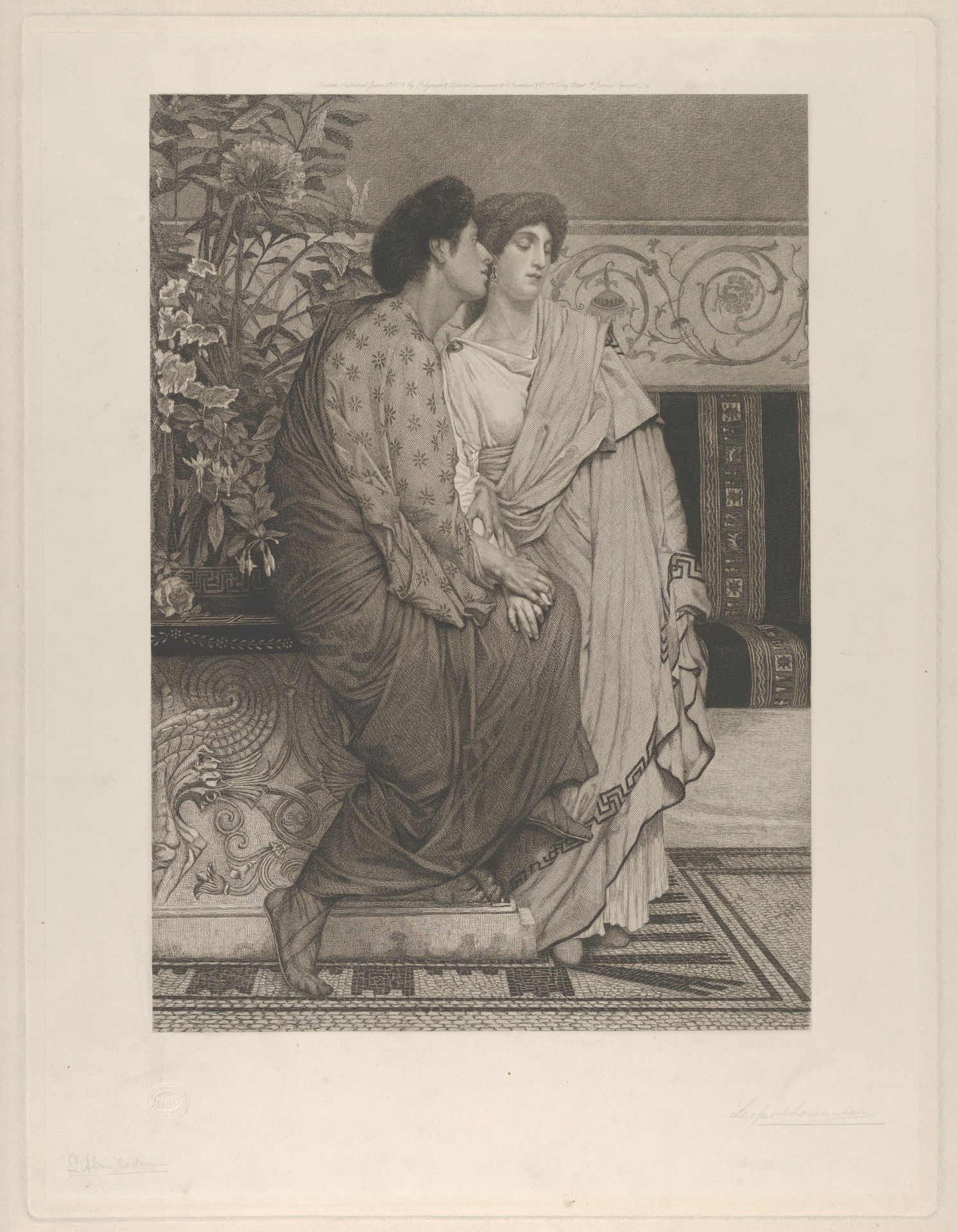 The First Whisper of Love by Lawrence Alma-Tadema
