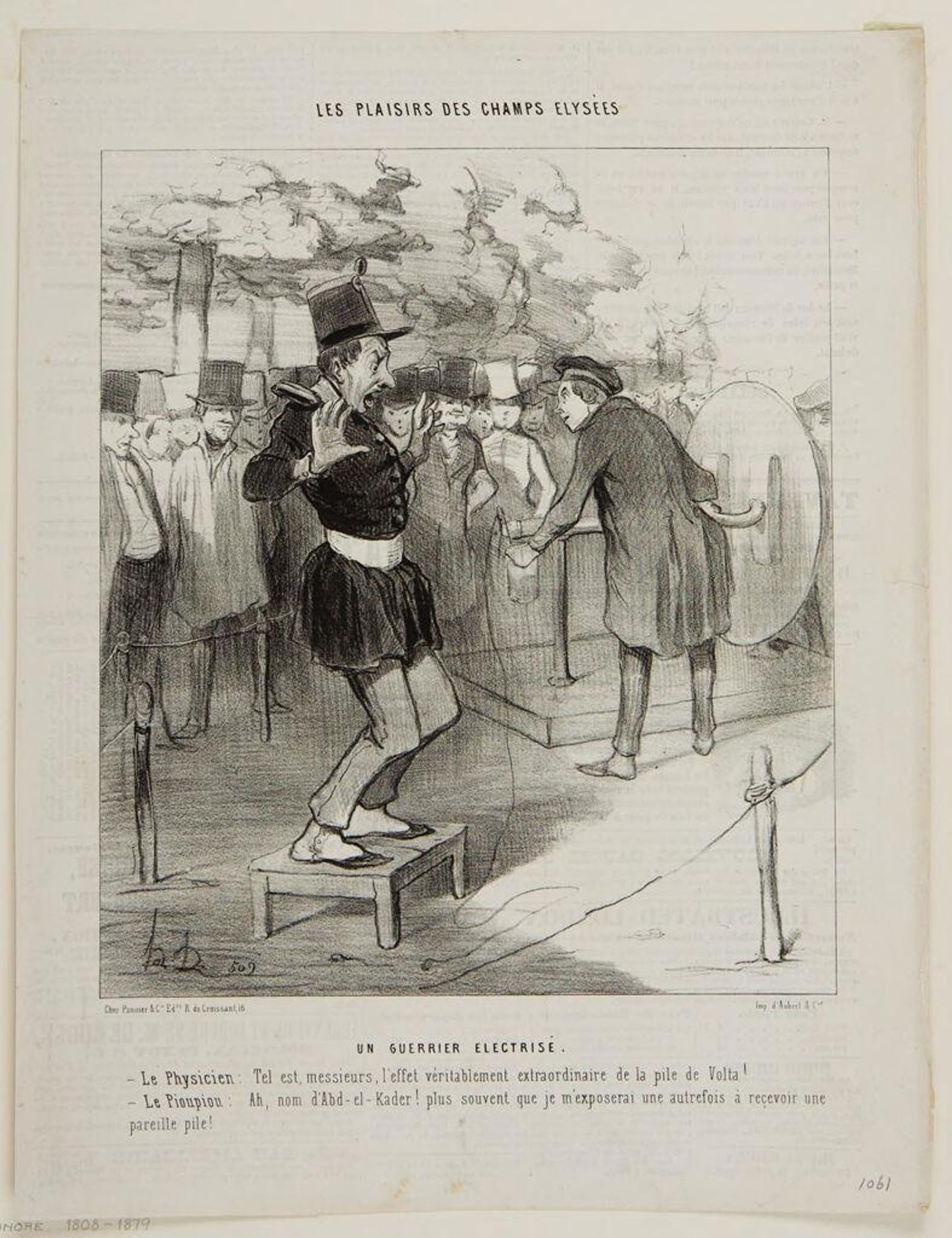 Un Guerrier ElectrisÃ© by Honoré Daumier