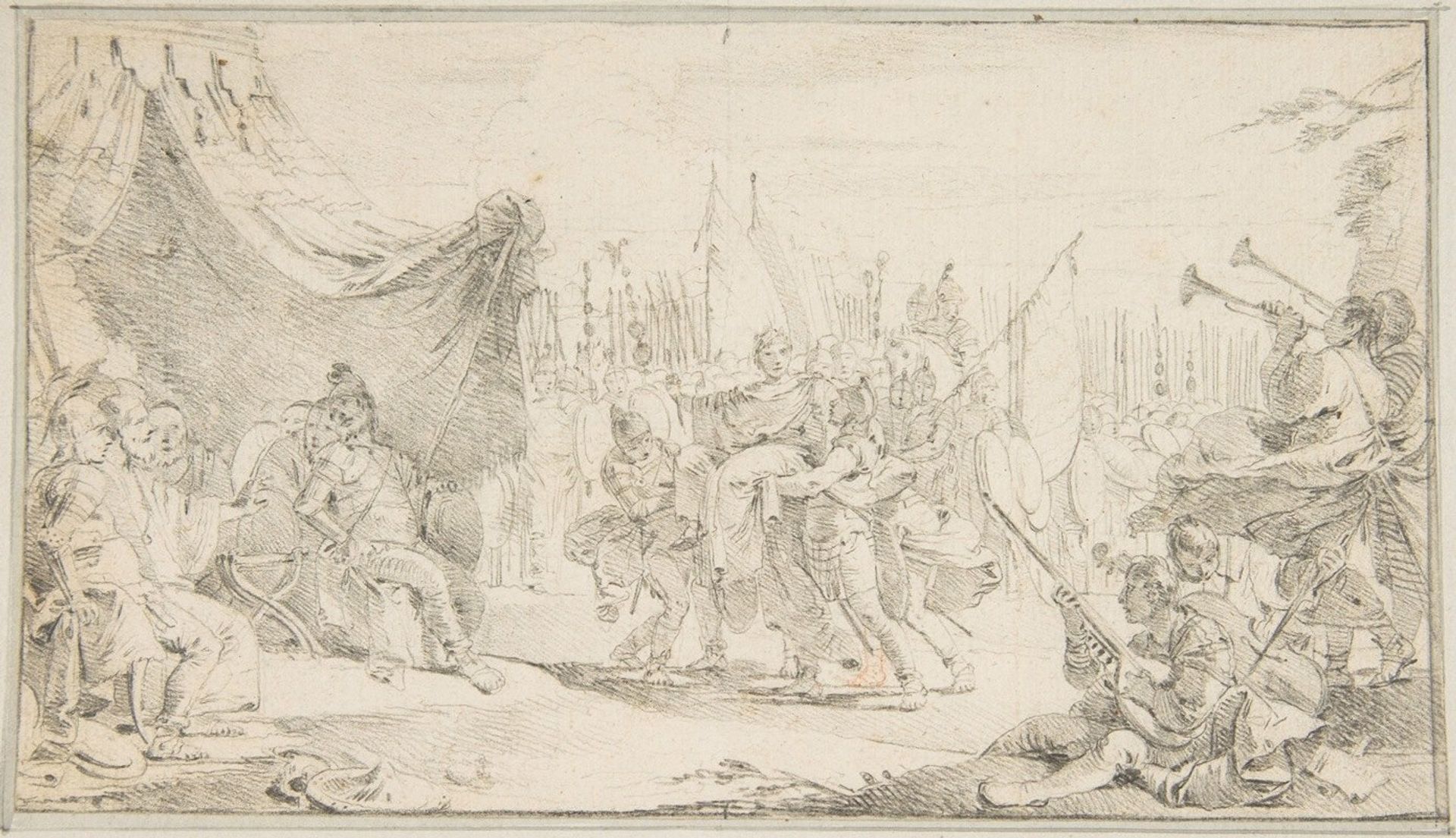General Carried in Triumph by Giovanni Battista Tiepolo