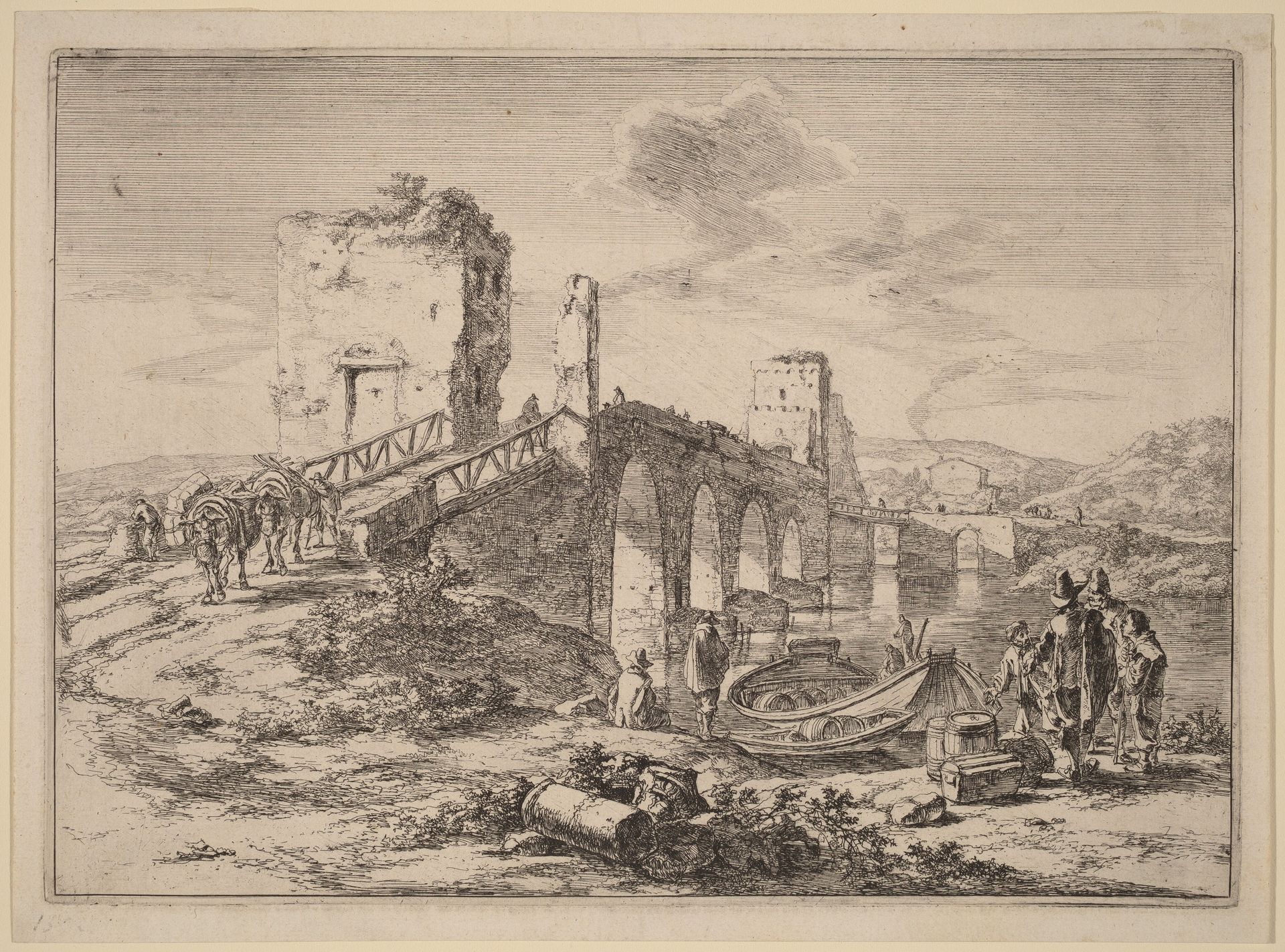 The Ponte Molle by Jan Both