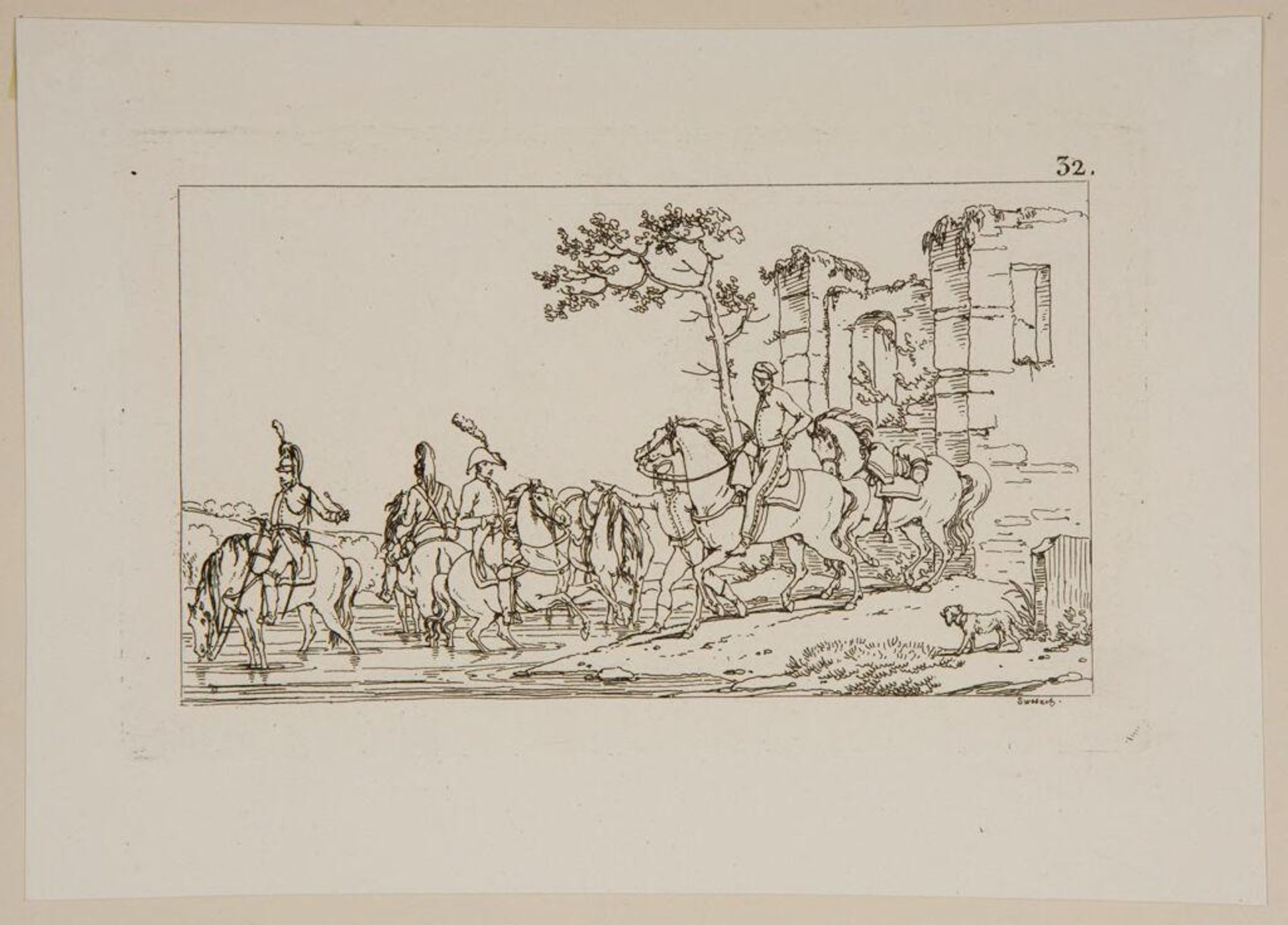 Plate XXIX by Jacques-Francois-Joseph Swebach