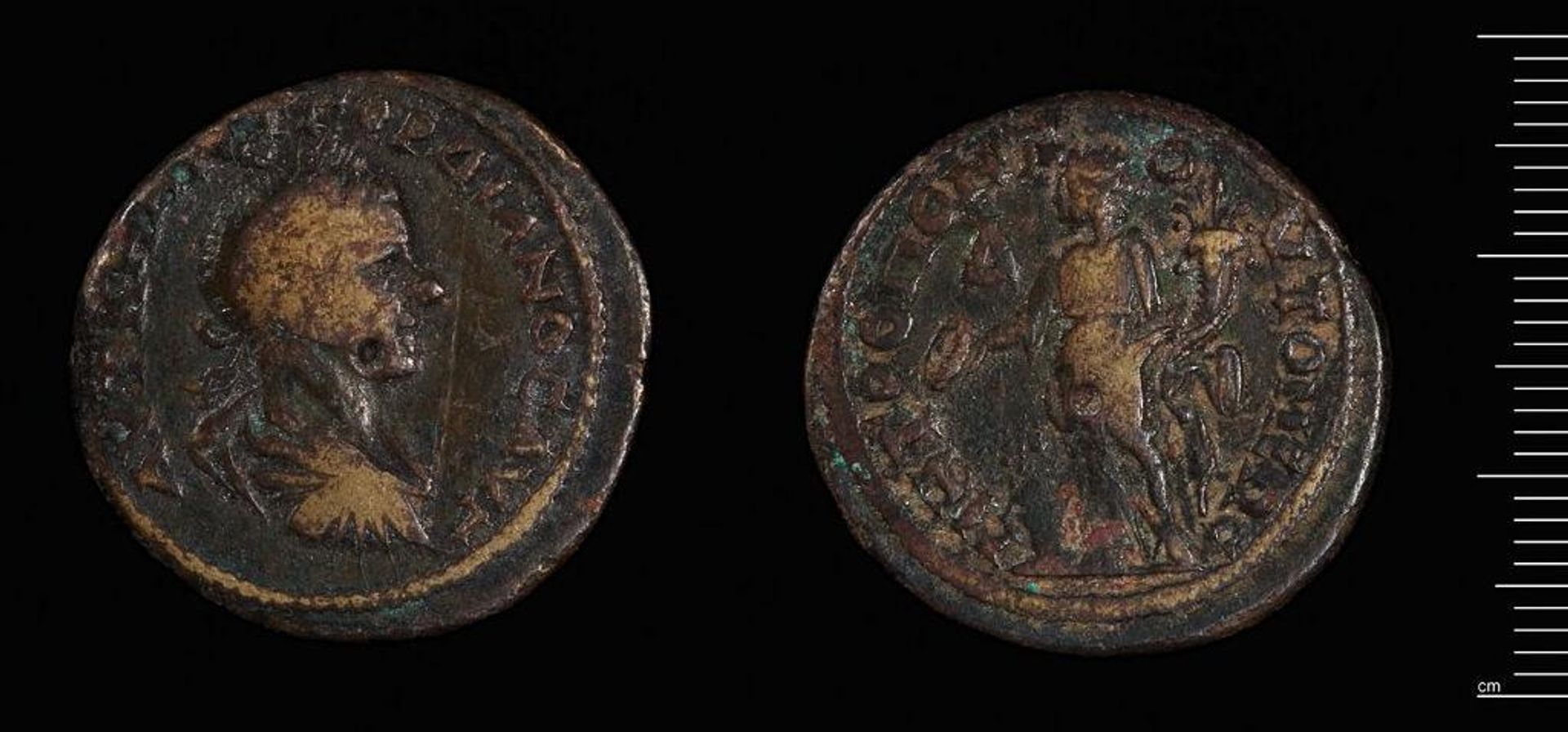 Coin of Tomis under Gordian III by Gordian III