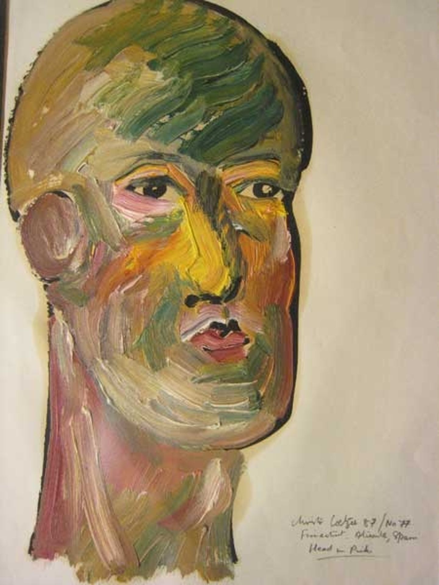 Head in Pink by Christo Coetzee