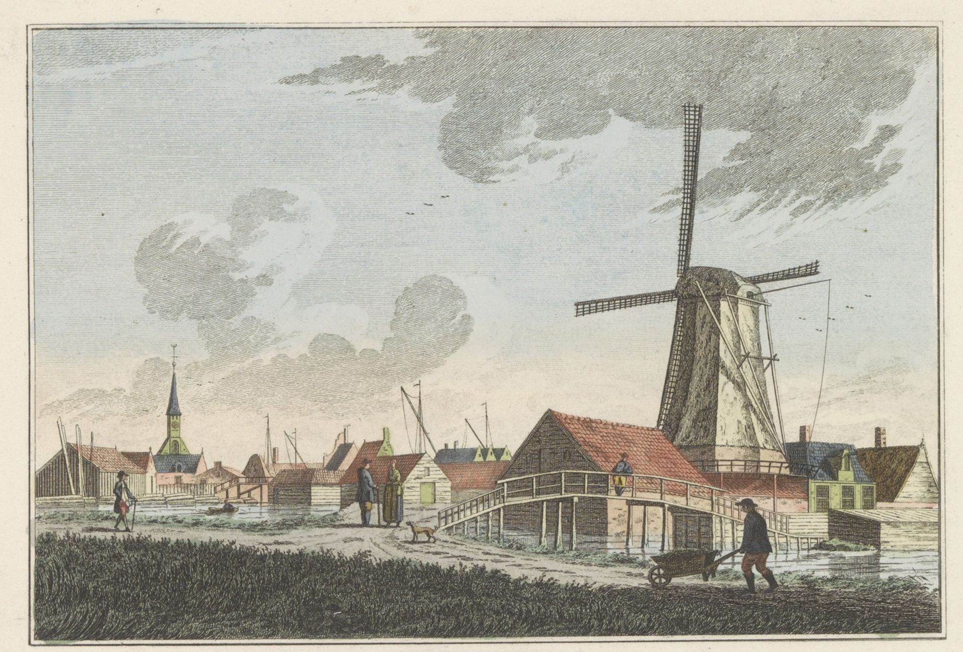 Nieuwendam, ca. 1790 by Carel Frederik (I) Bendorp