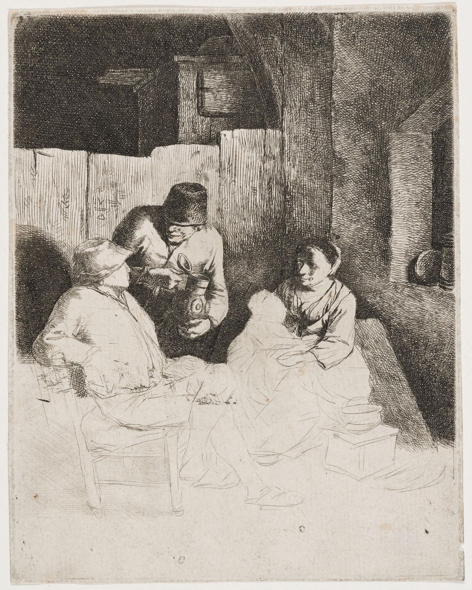 The Mother Seated in an Inn by Cornelis Bega