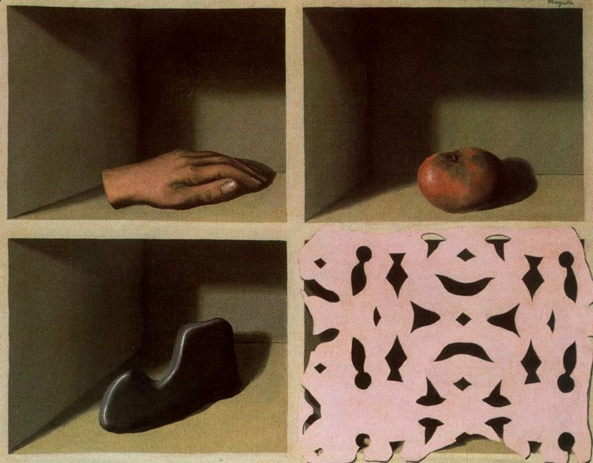 One night museum by René Magritte