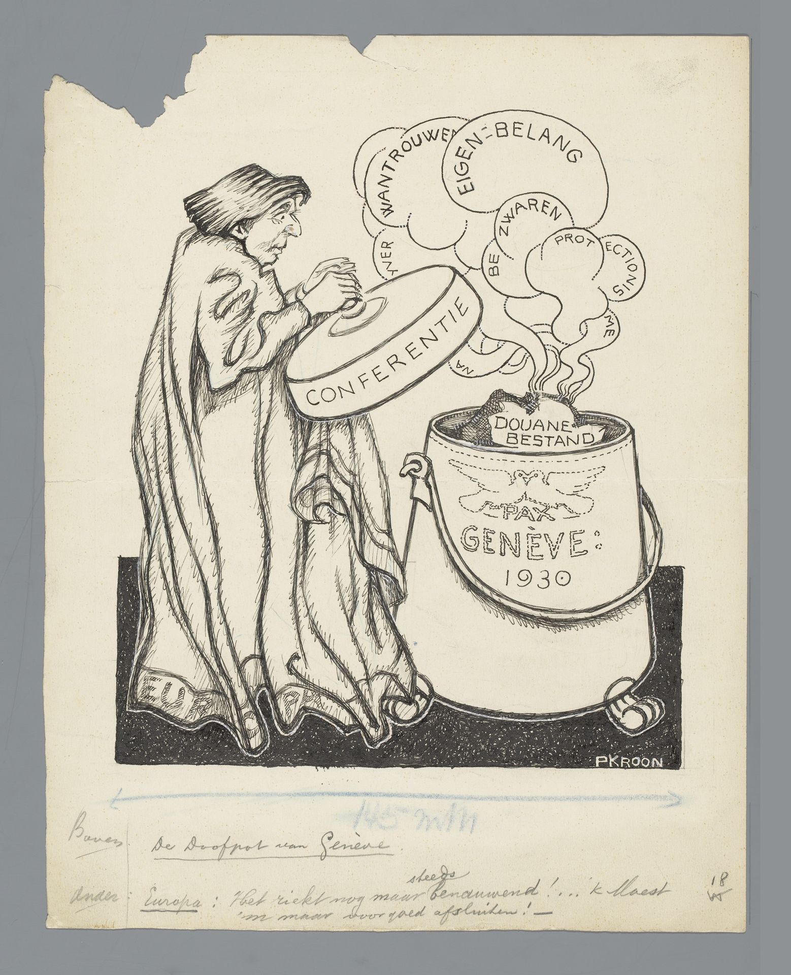 Vredesconferentie van Genève, 1930 by Patricq Kroon