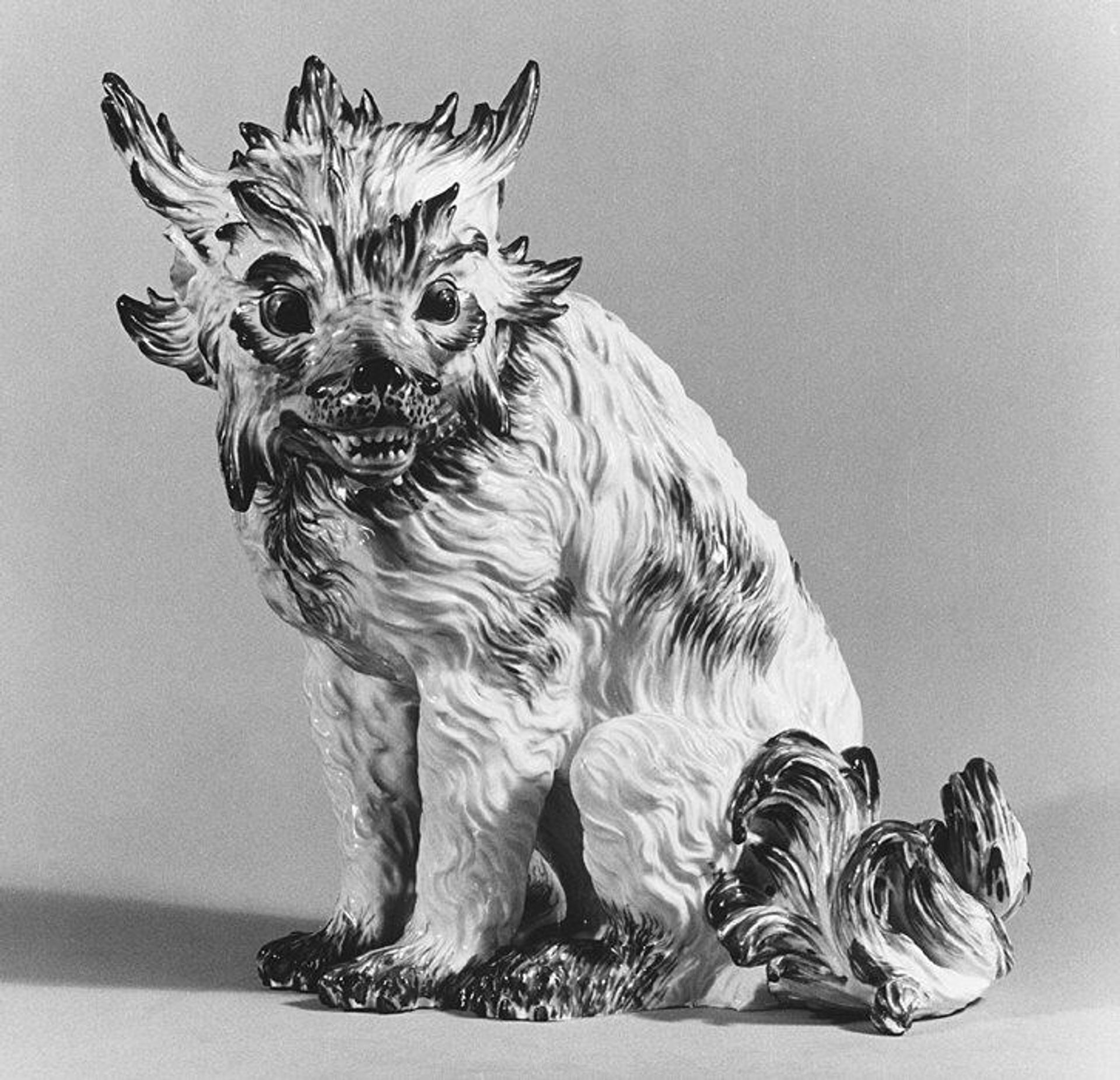 Bolognese dog by Meissen Manufactory