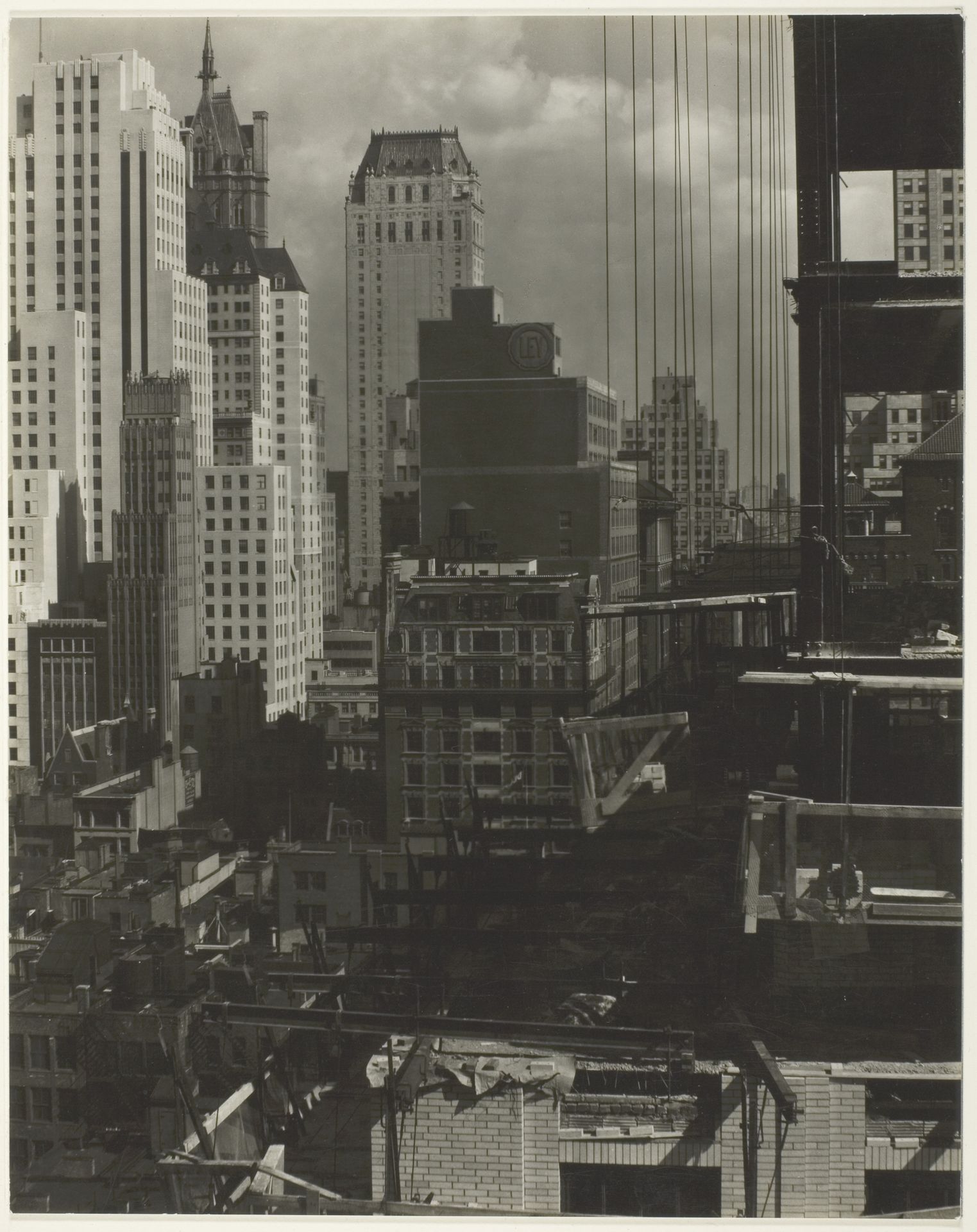 From My Window at An American Place, North by Alfred Stieglitz