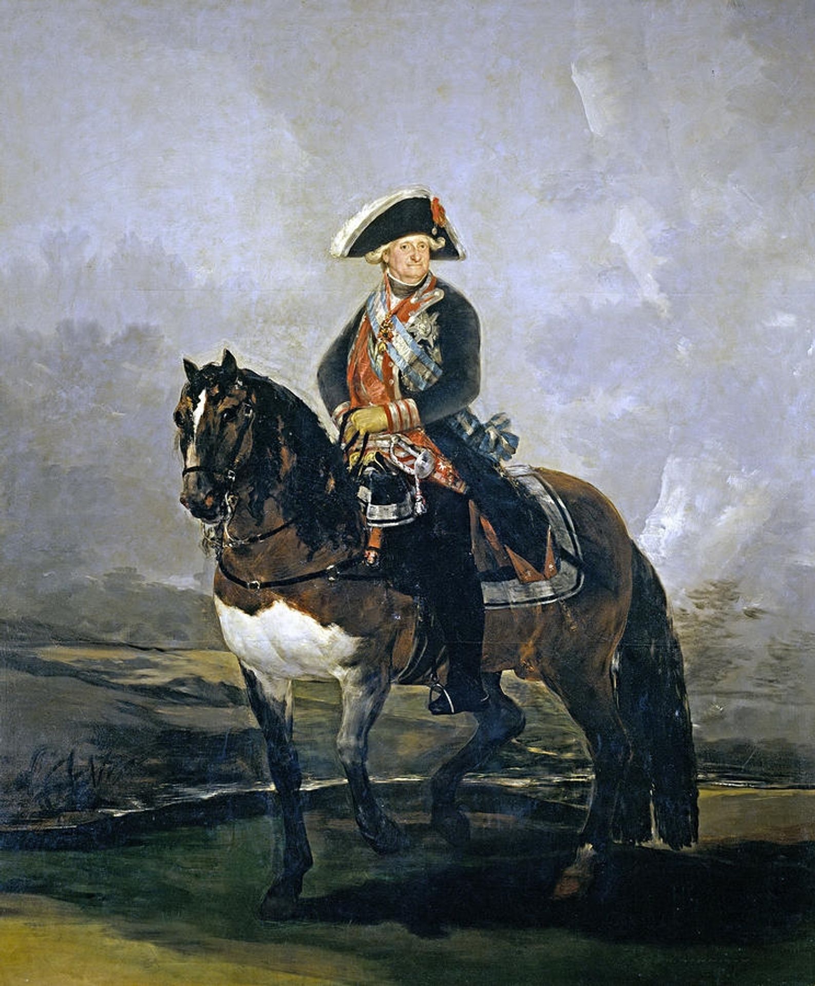 Carlos IV on Horseback by Francisco de Goya