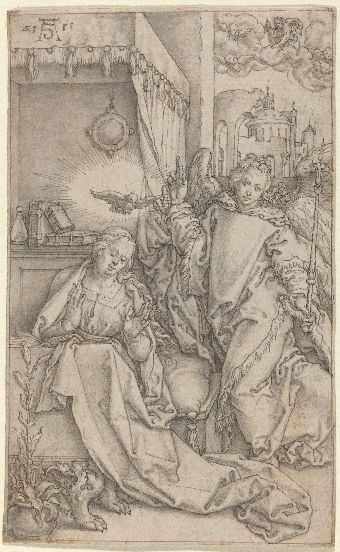 The Annunciation by Heinrich Aldegrever