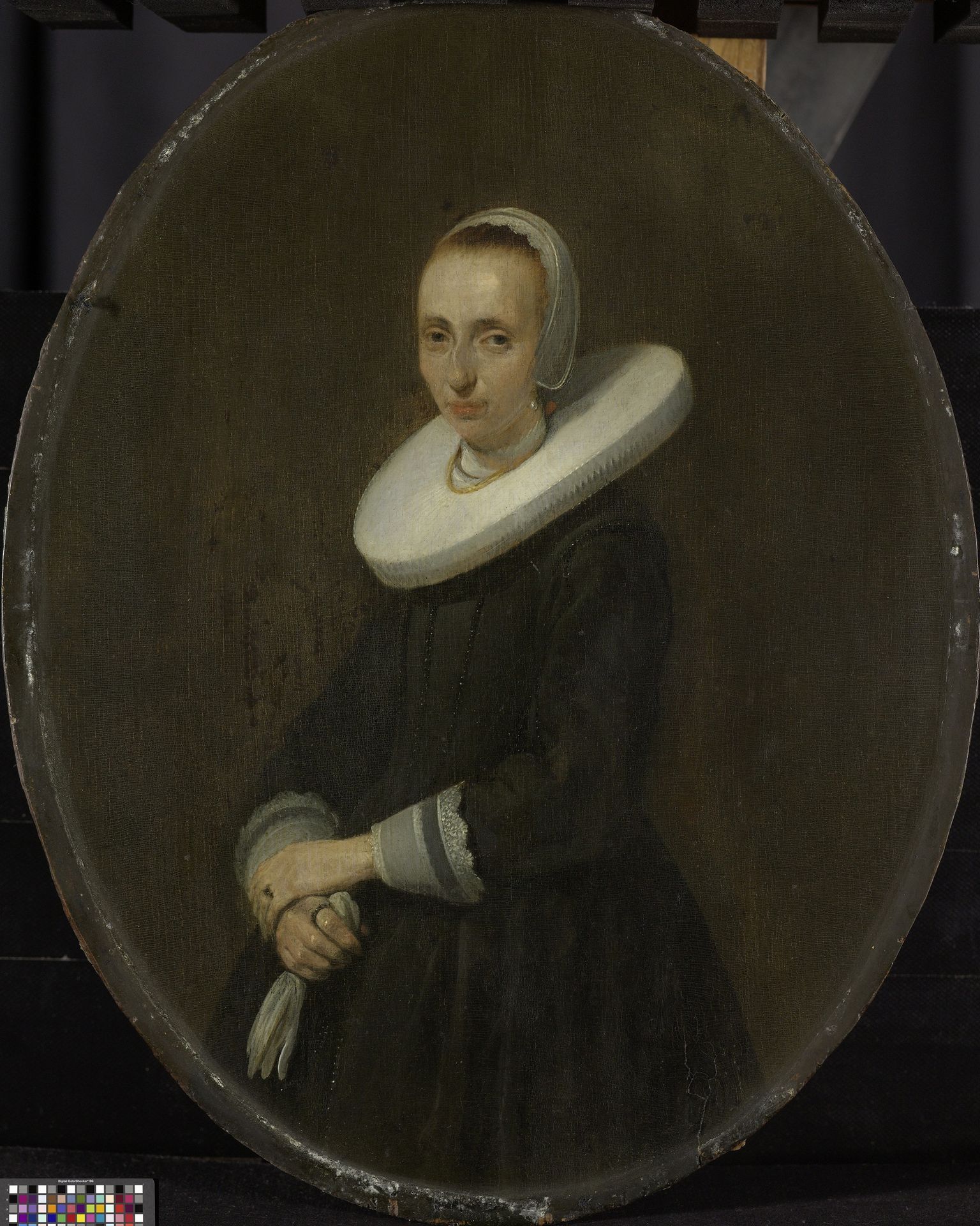 Johanna Bardoel (d after 1667). Wife of Gerard van der Schalcke by Gerard ter (II) Borch