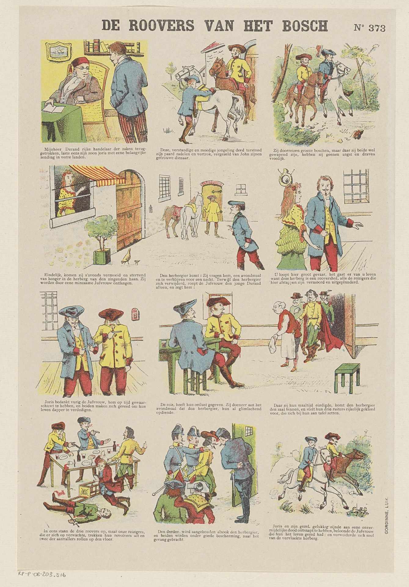 De roovers van het bosch by Gordinne