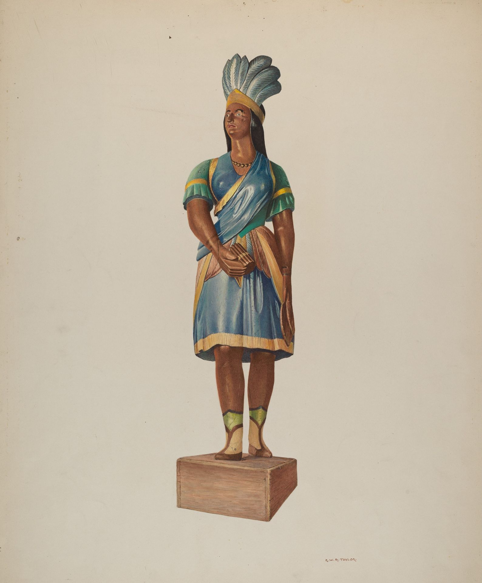 Cigar Store Indian by Robert W.R. Taylor