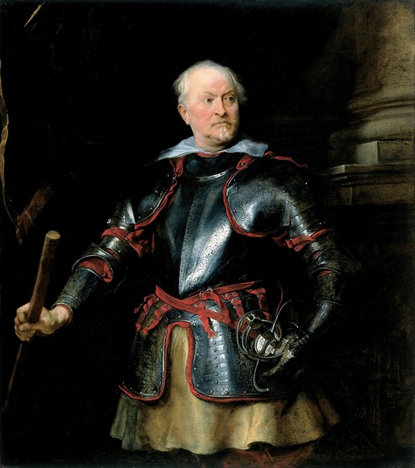 Portrait of a A Man in Armor by Anthony van Dyck