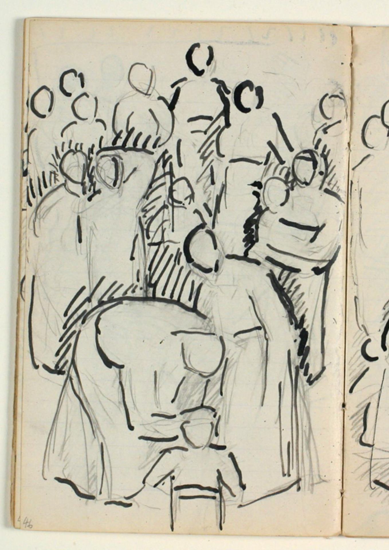 Udkast til "Kristus velsigner de små børn" by Niels Larsen Stevns