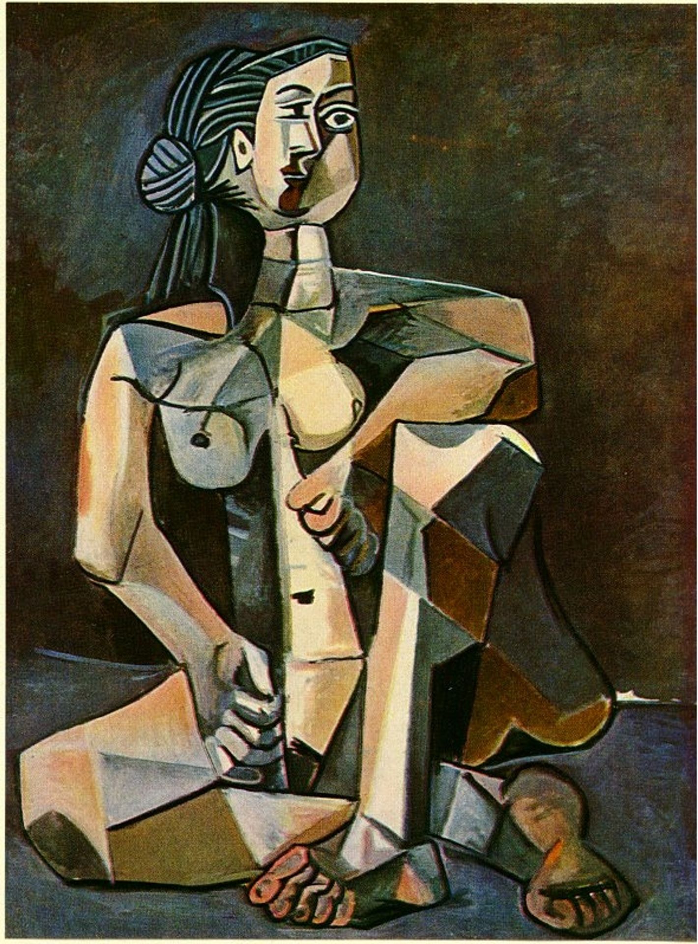 Seated woman by Pablo Picasso