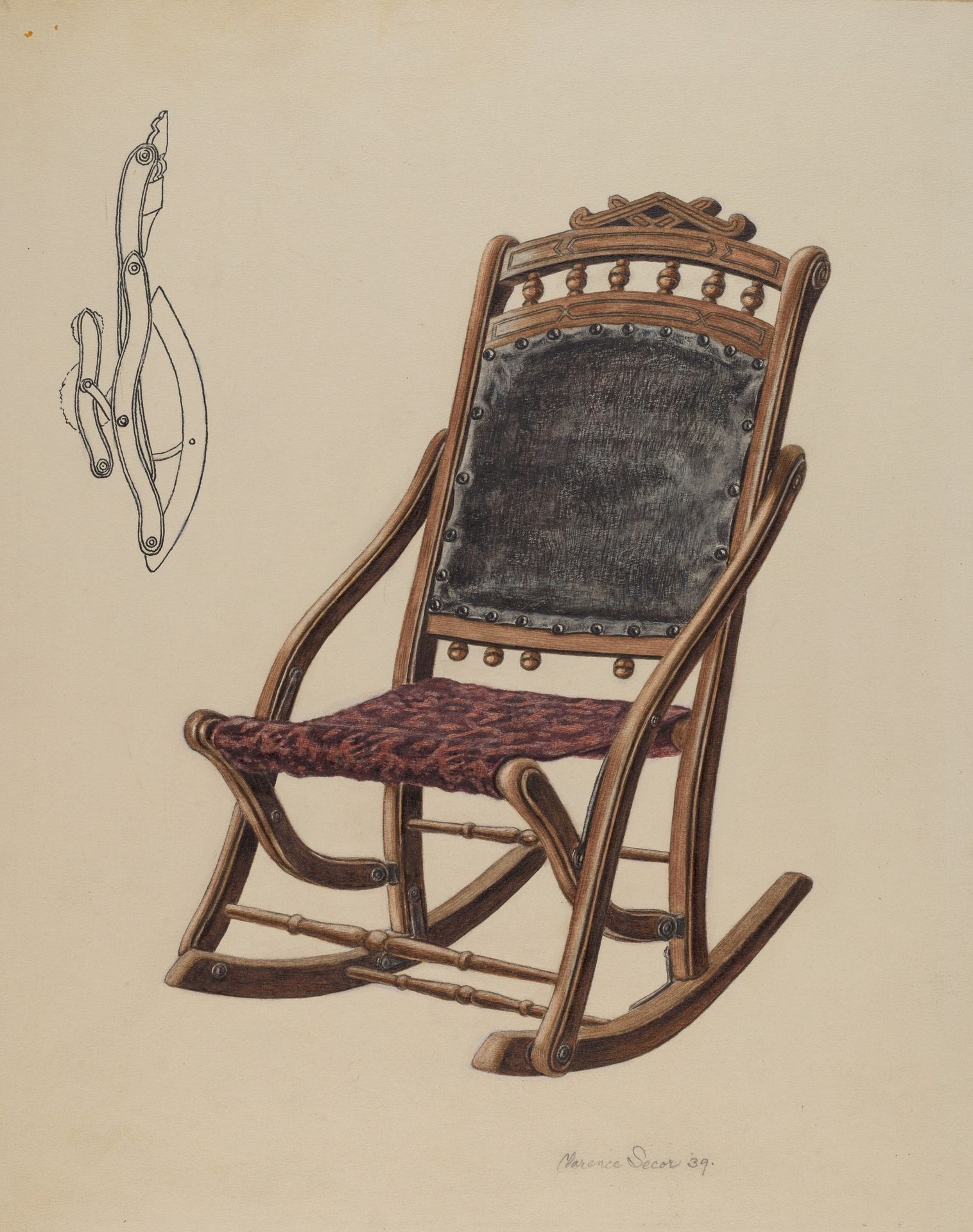 Child's Rocking Chair by Clarence Secor