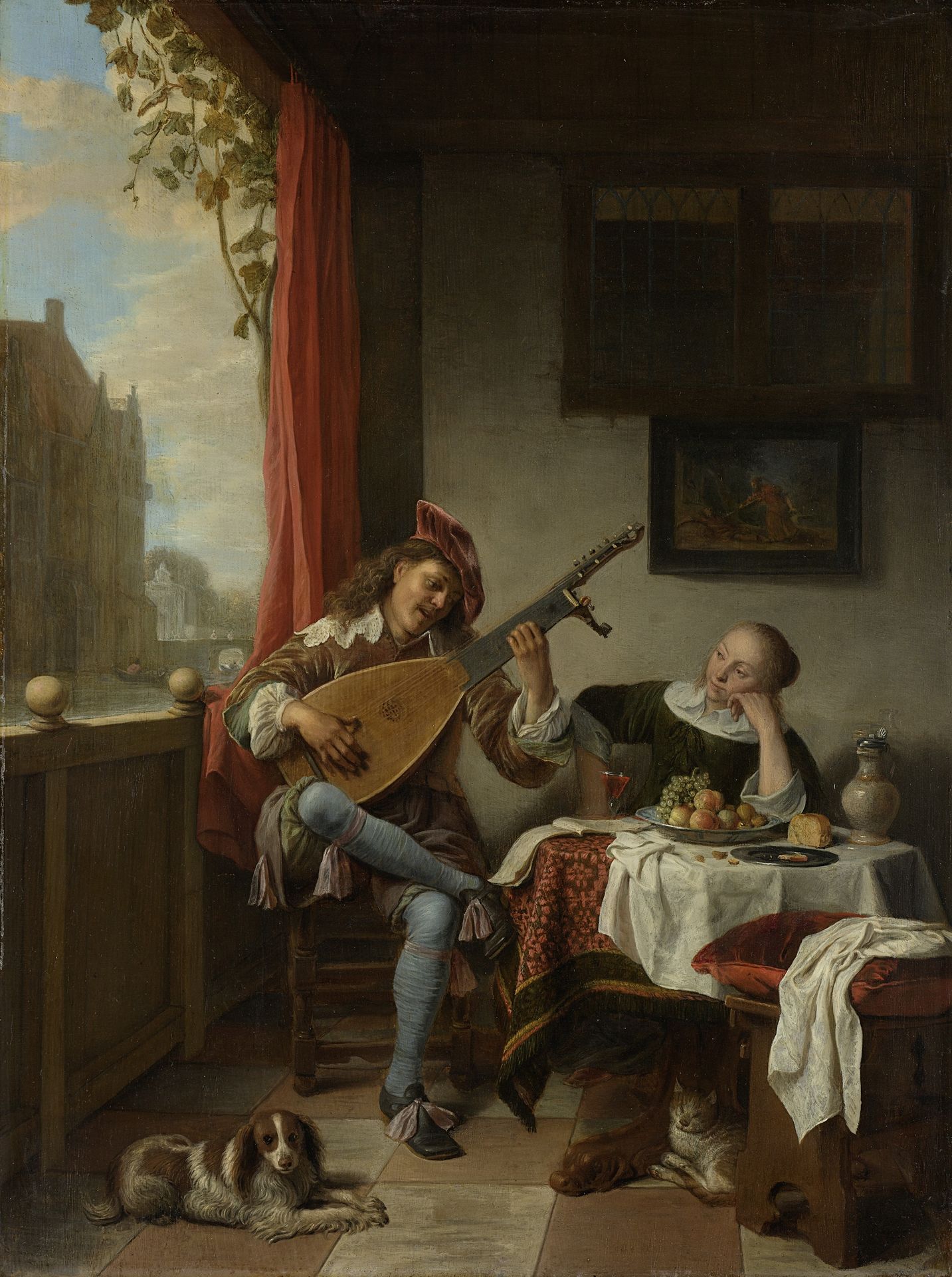 The Lutenist by Hendrick Sorgh