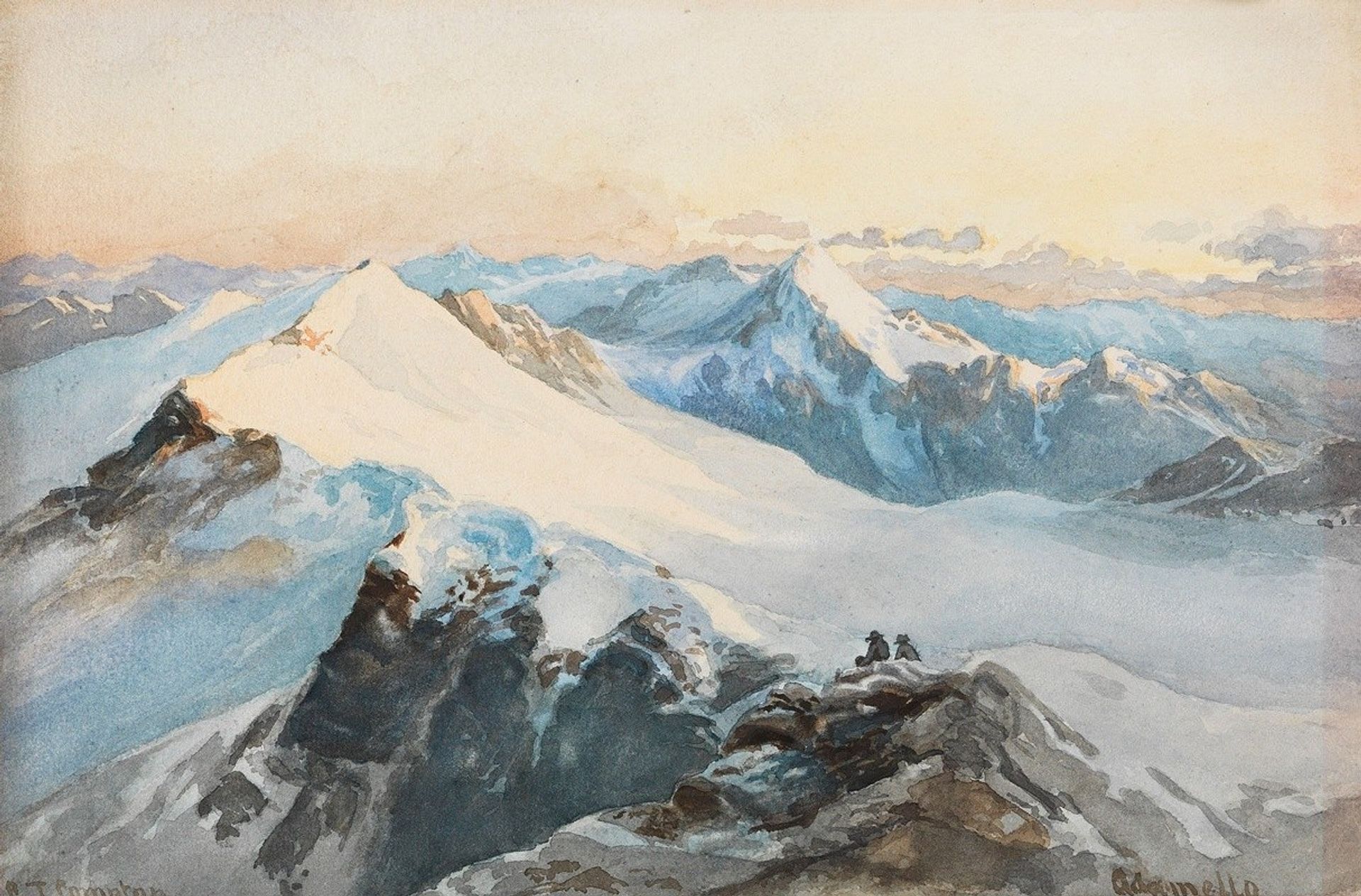 Am Adamello by Edward Theodore Compton