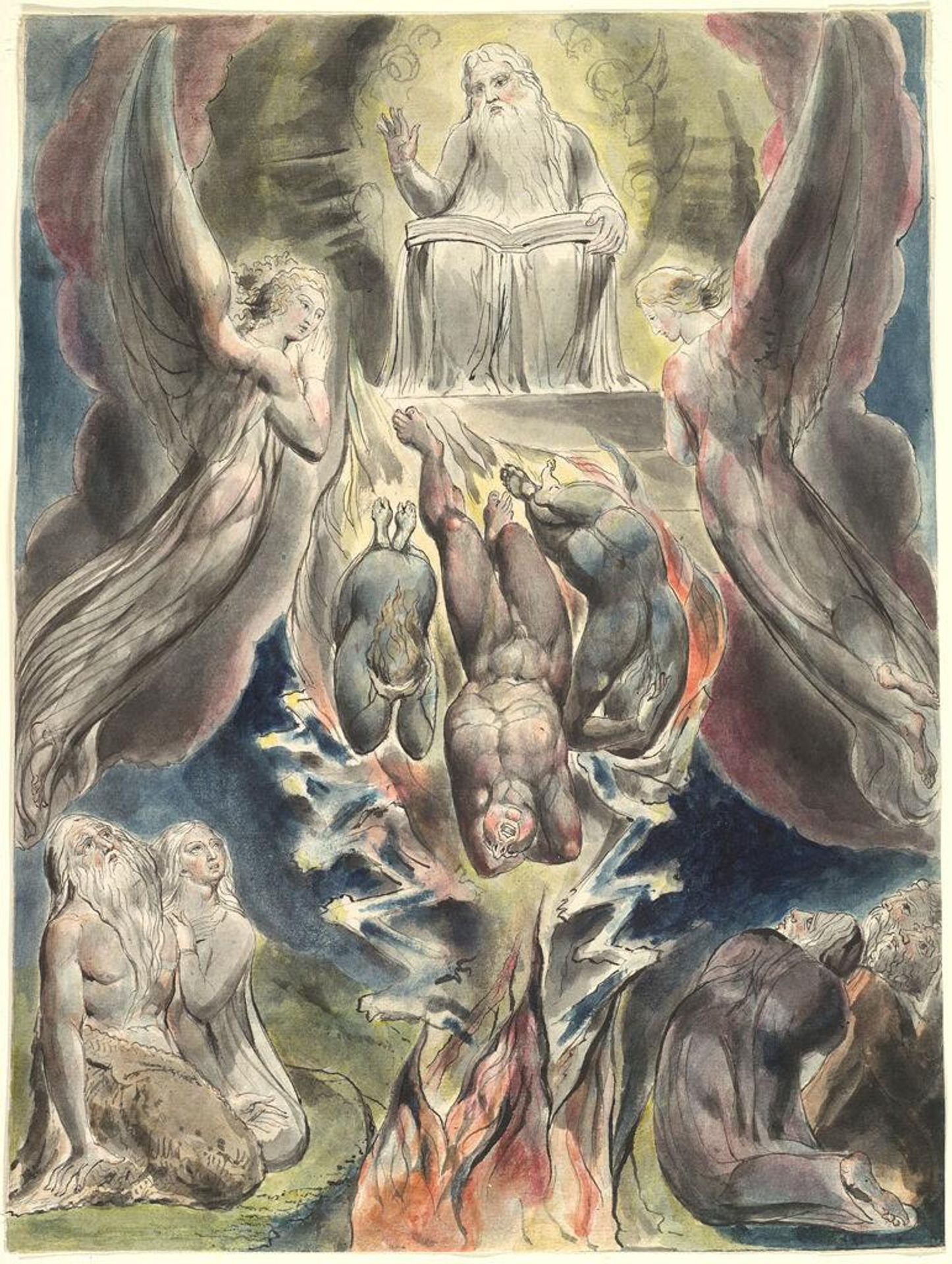 Thou Hast Fulfilled the Judgment of the Wicked (The Book of Job) by William Blake